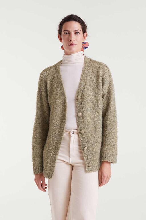 ELLIANA CARDIGAN JACKET-SAGE