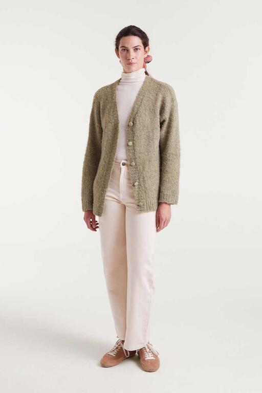 ELLIANA CARDIGAN JACKET-SAGE