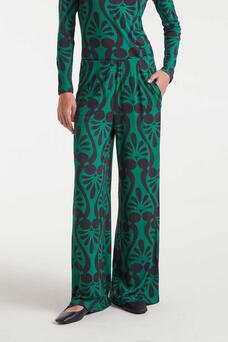 ABIGAIL PANTS-BLACK/GREEN