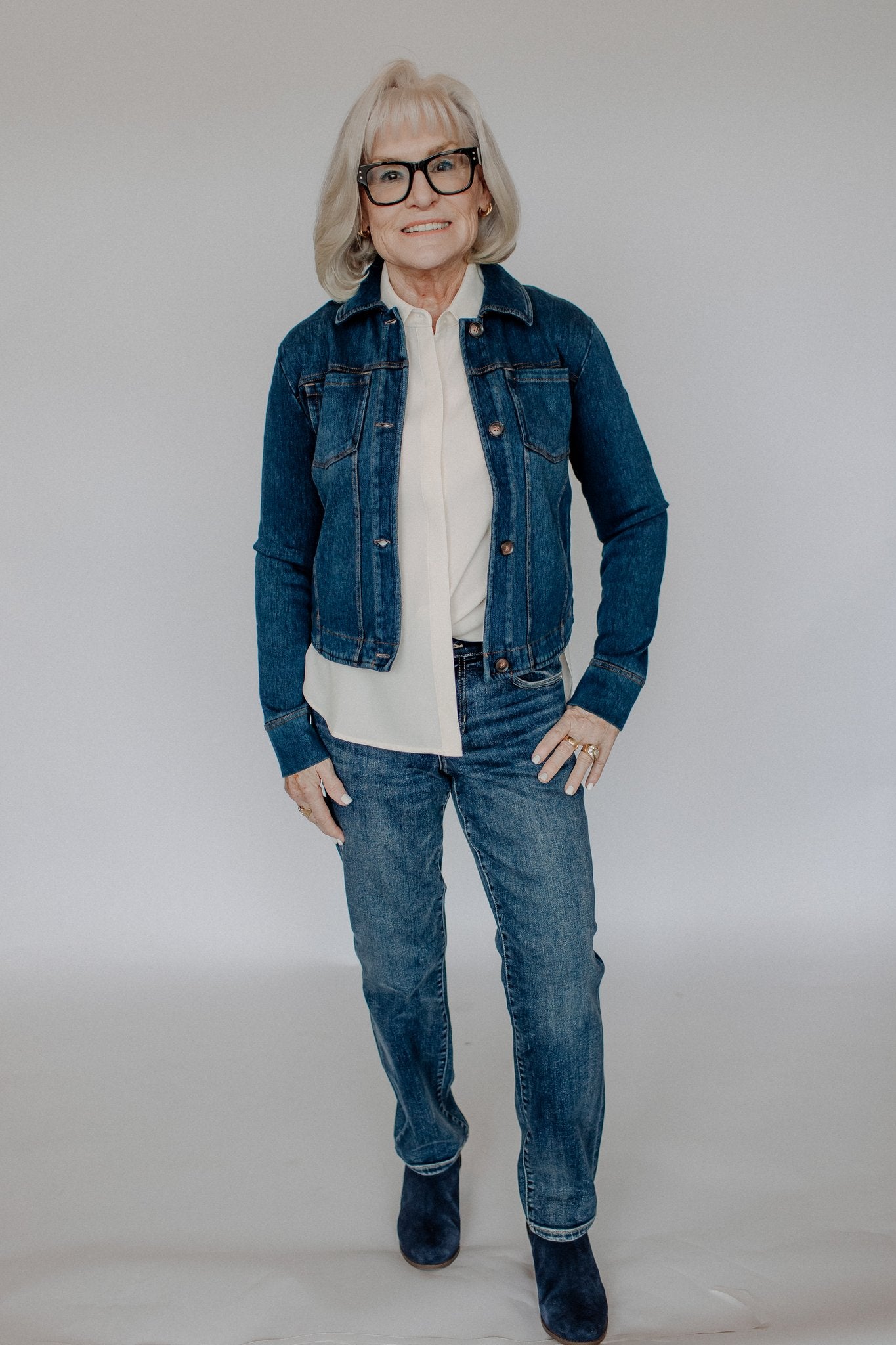 ANNIE DENIM JACKET-INDIGO