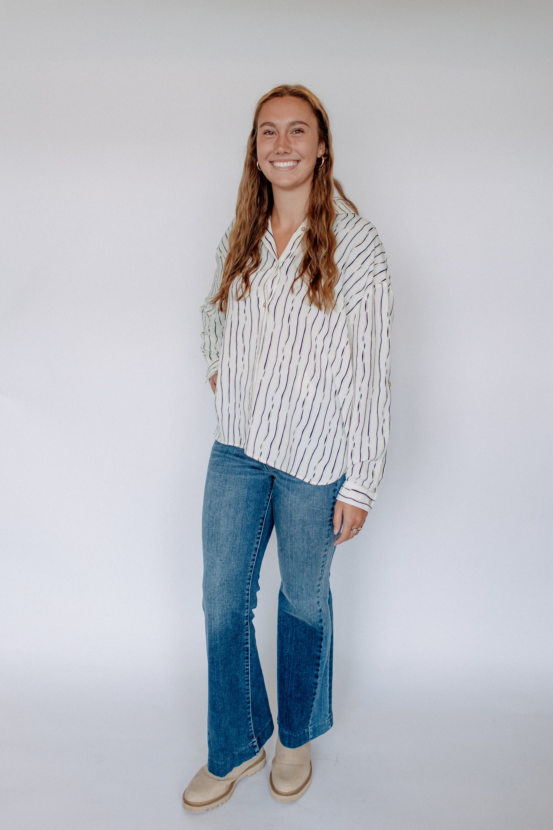 HANNAH FLARE DENIM-RIDGELY