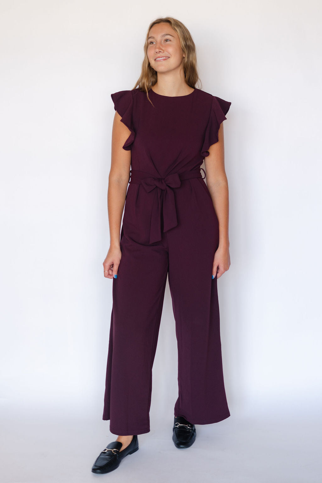 AUTUMN JUMPSUIT-BURGUNDY