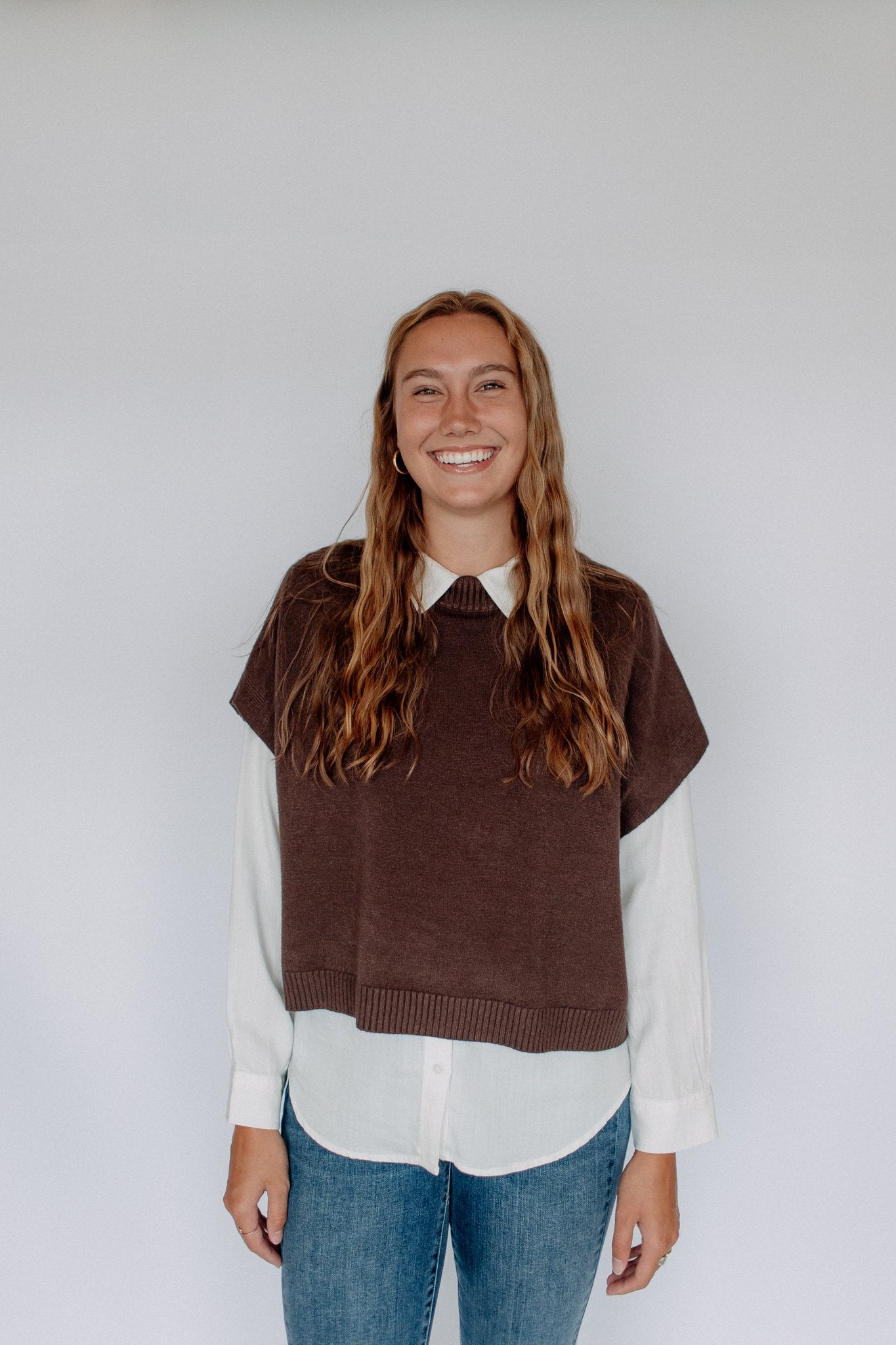 ZURI SWEATER TOP-ESPRESSO