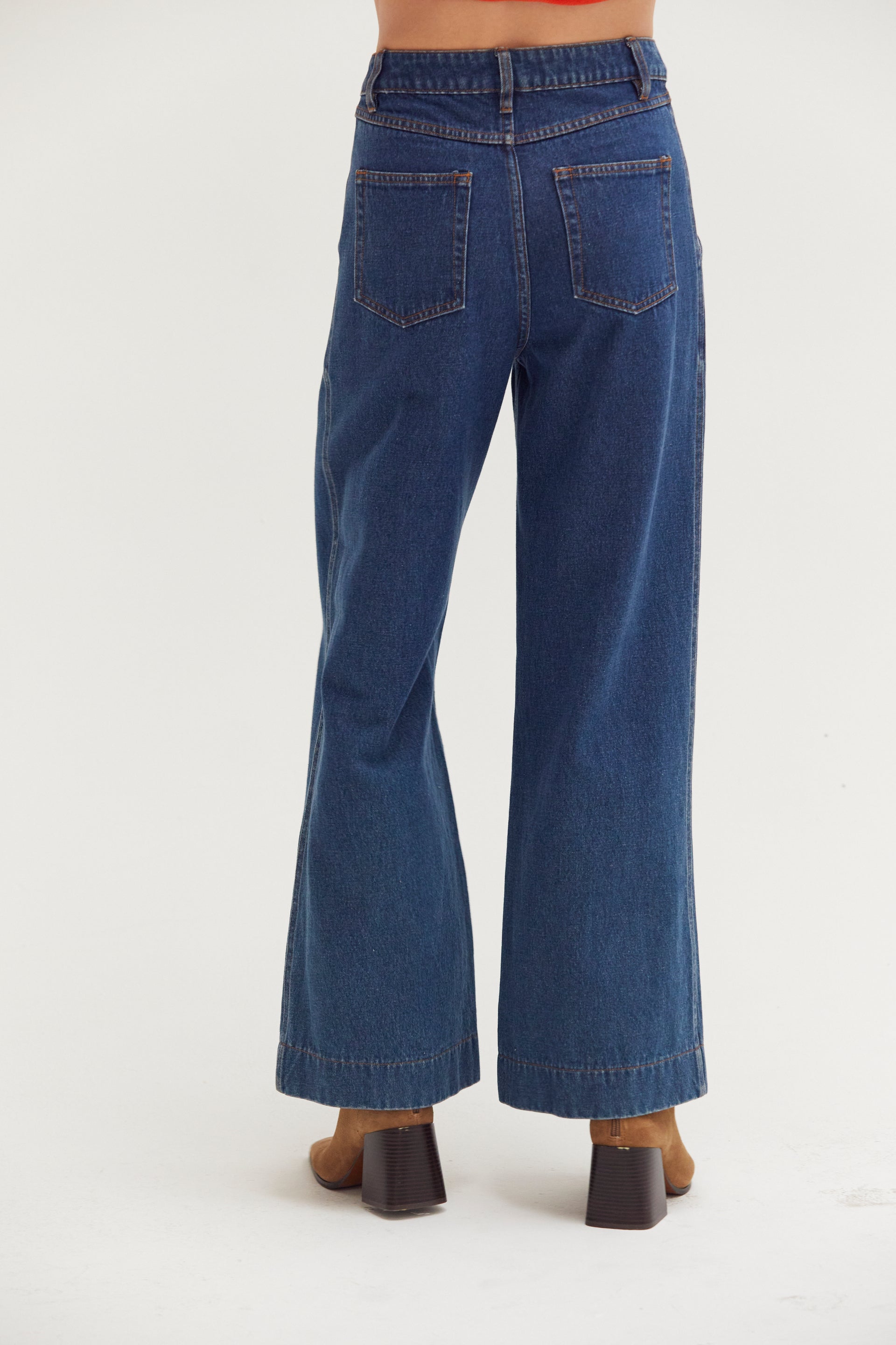 GIANNA PANTS-DENIM BLUE