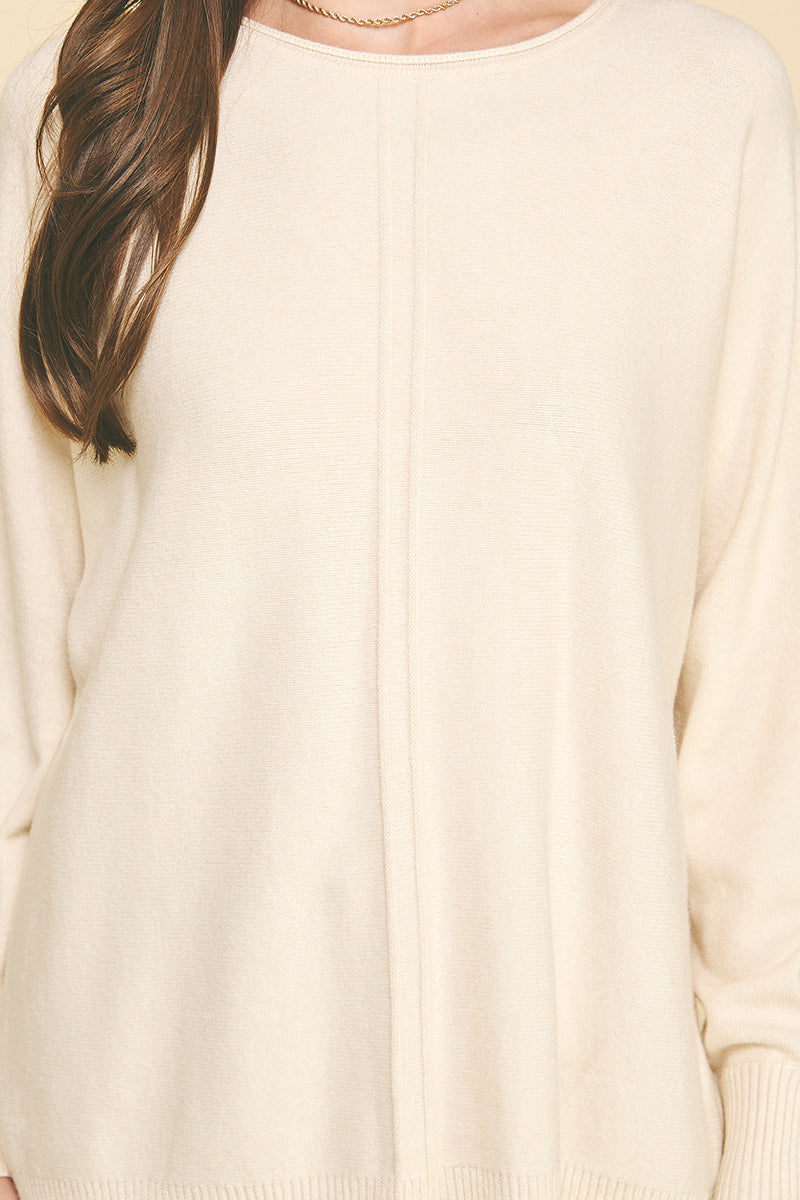 ZARA CREWNECK SWEATER-IVORY