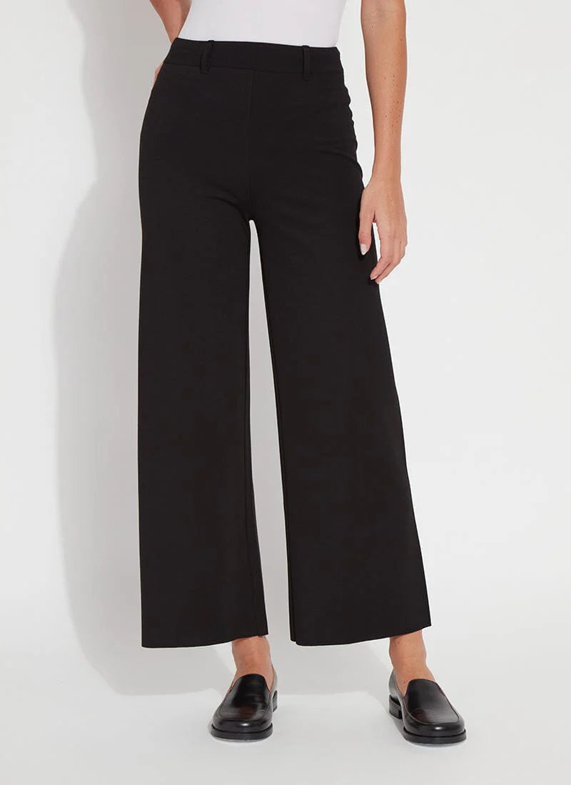 ERIN HI WAIST WIDE LEG PONTE