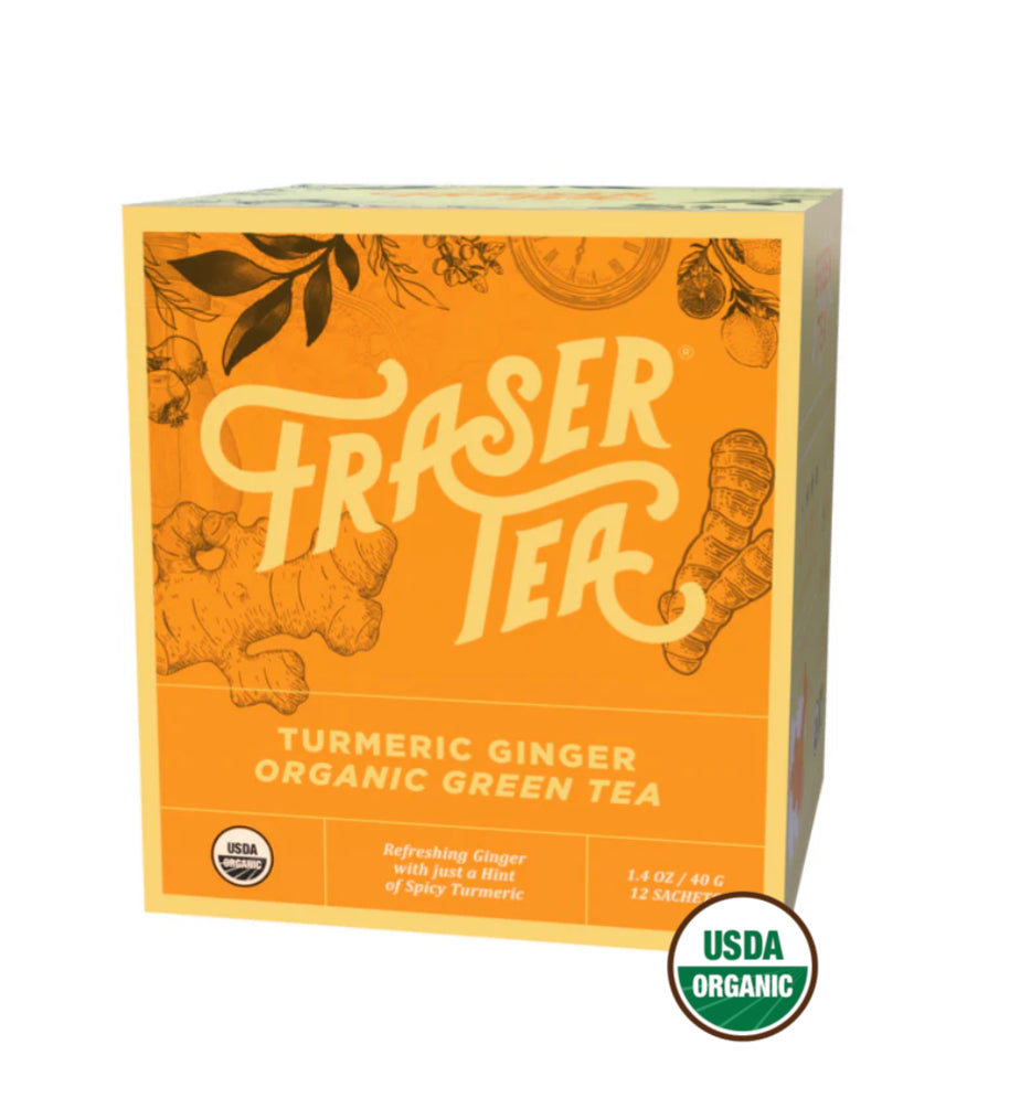 TURMERIC GINGER ORGANIC GREEN TEA