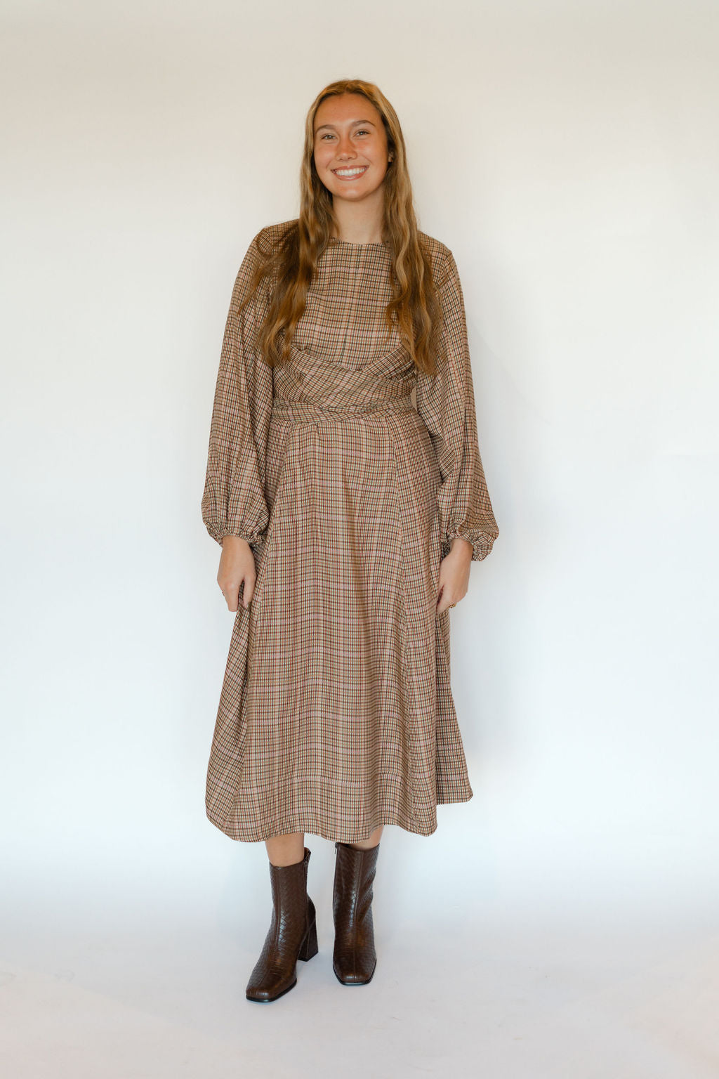 APOLLINAIRE DRESS-OCRE N GOLD