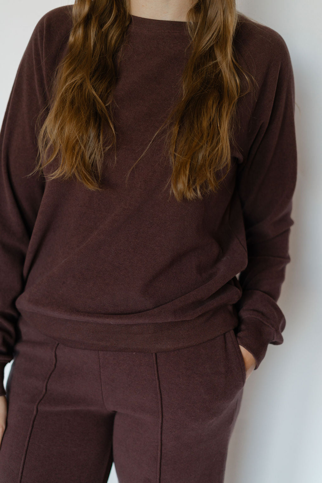 SELENA SOFTIES PANT AND TOP SET-ESPRESSO