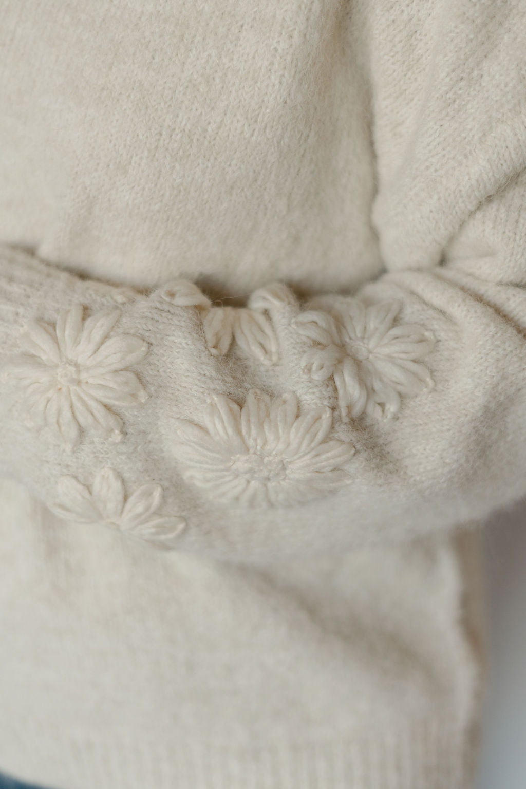 ALANNAH SWEATER-IVORY