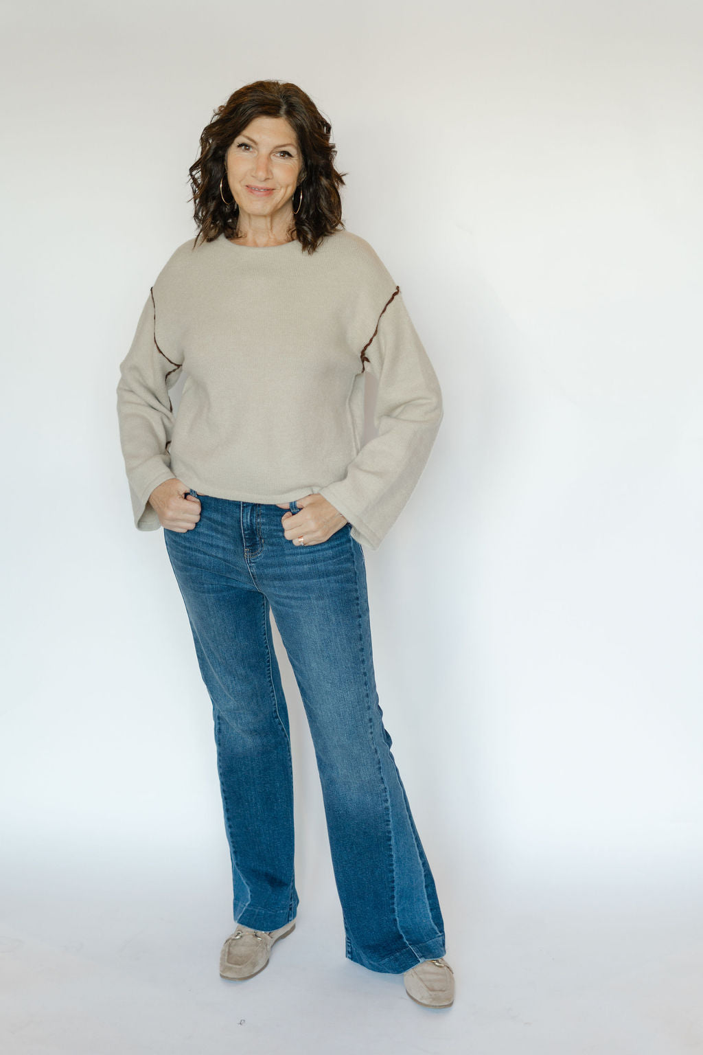 GRENOLA SWEATER-BEIGE