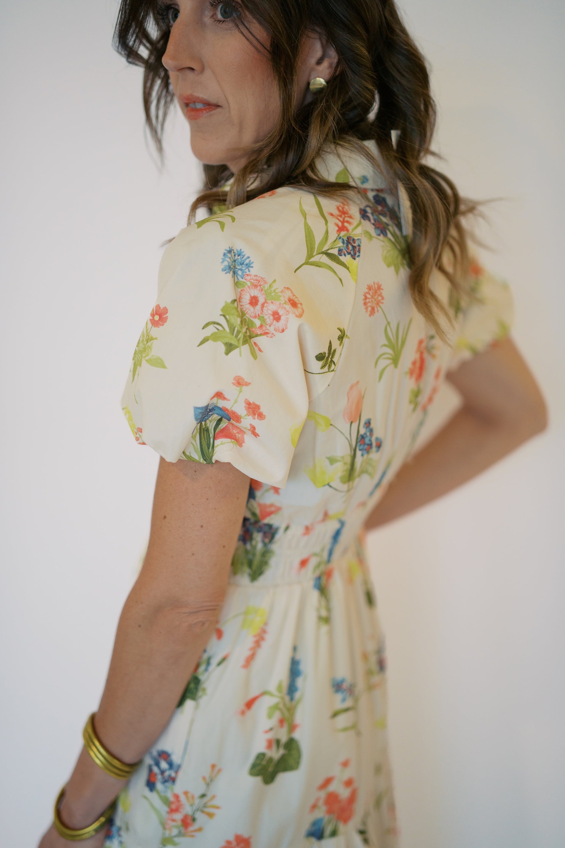 ALEIA DRESS-CREAM