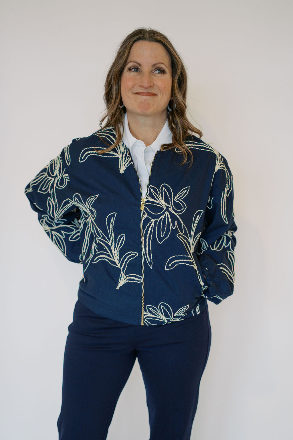 MELITA JACKET-NAVY