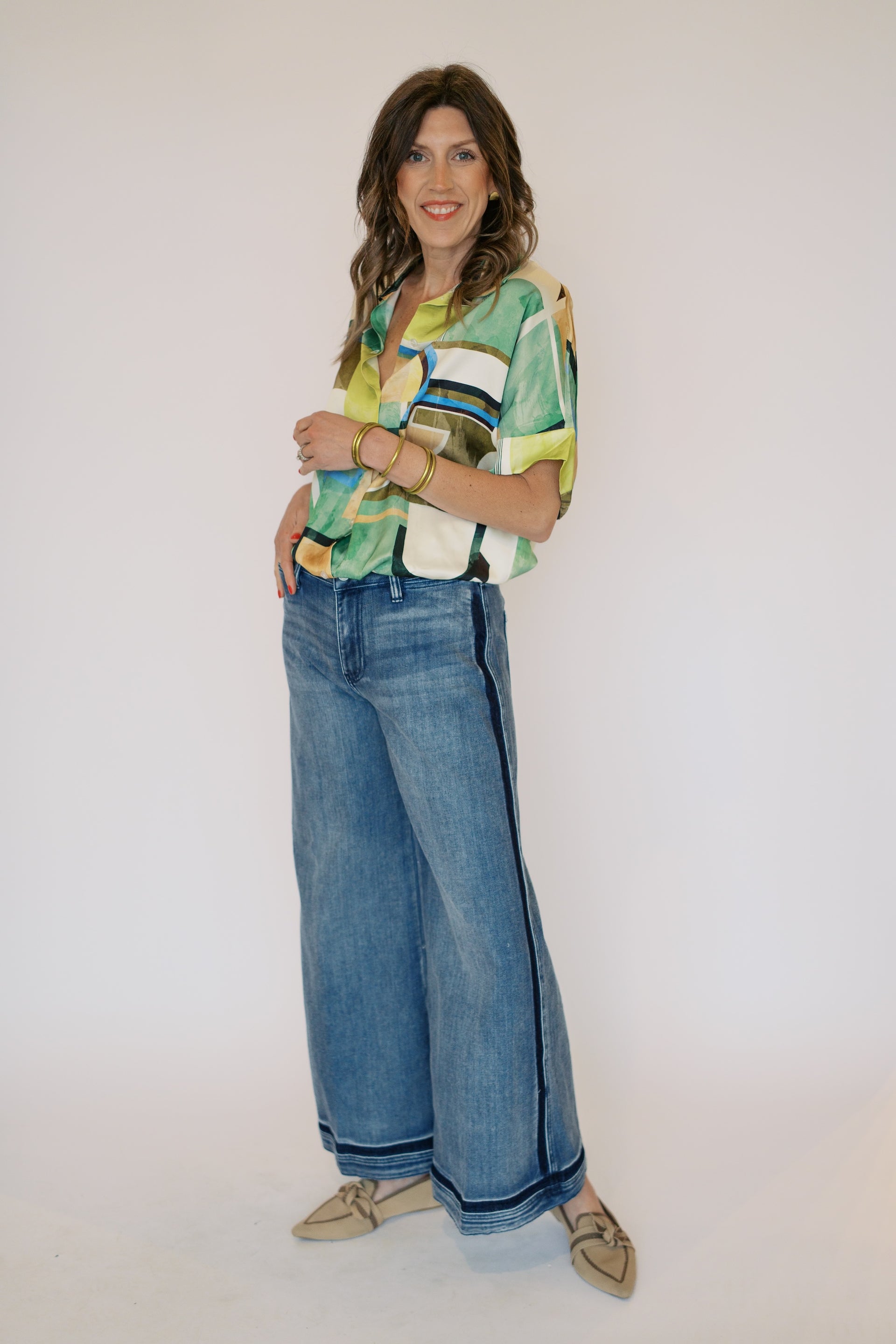 KIRSTEN TOP-GREEN