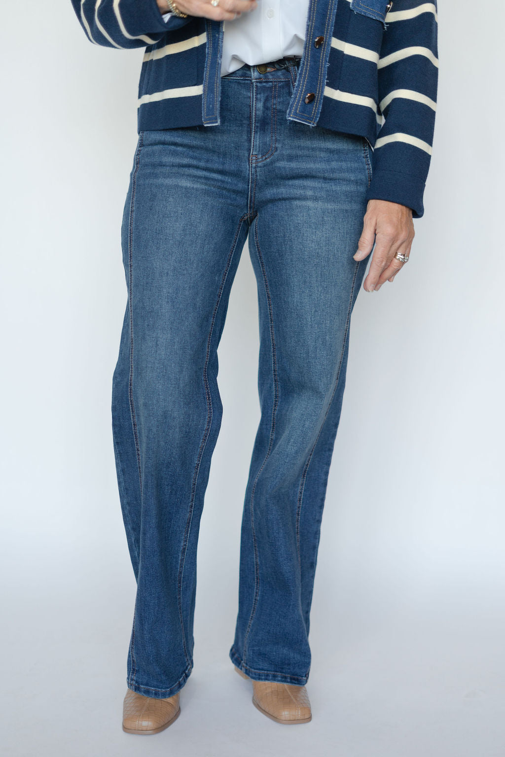 MAEVE DENIM-GLOW DARK WASH