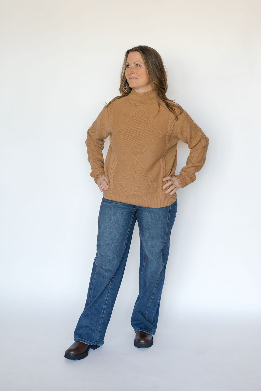 CARMEN SWEATER-CARAMEL