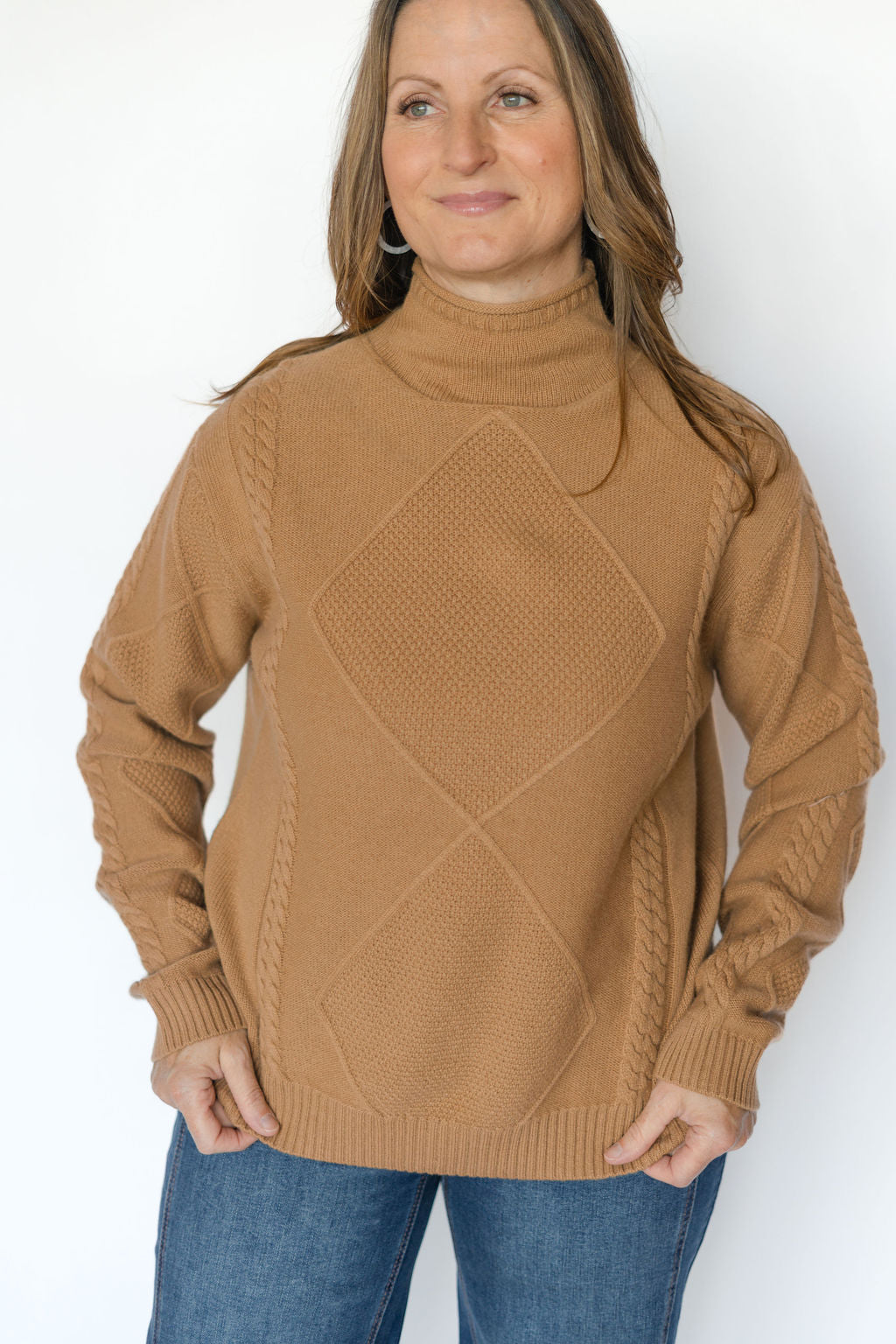 CARMEN SWEATER-CARAMEL