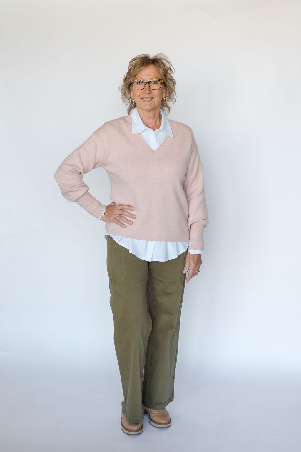 EDEN TROUSER-DARK OLIVE