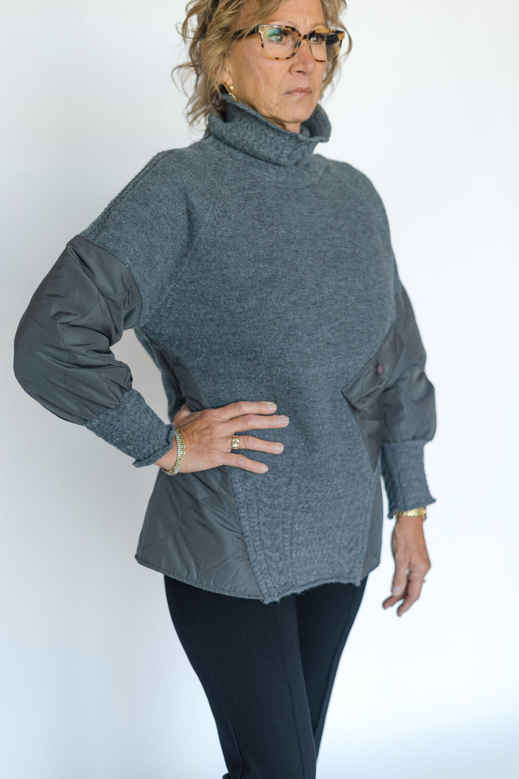 ALLISON SWEATER-GREY