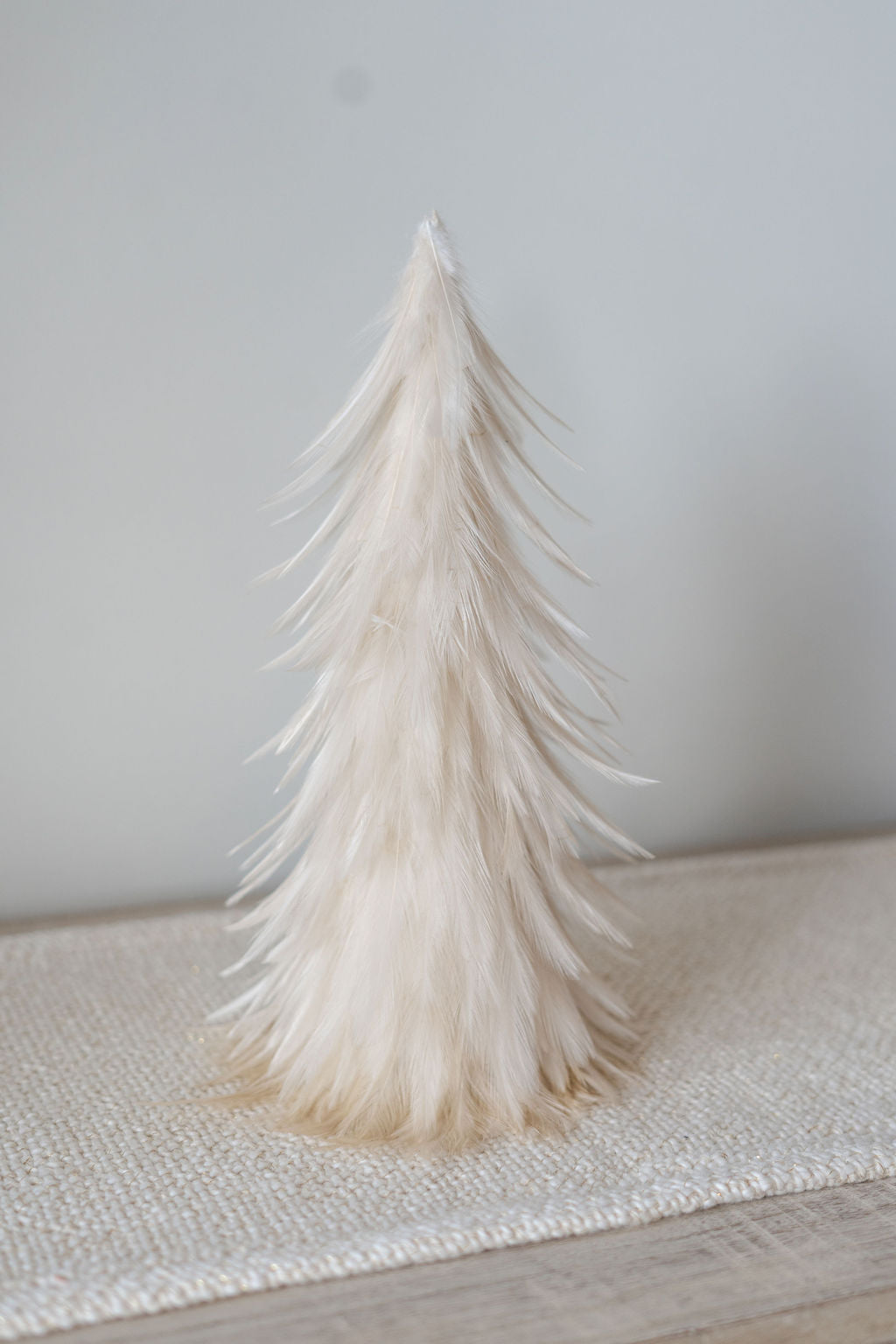 CREAM FEATHER TREE-SMALL