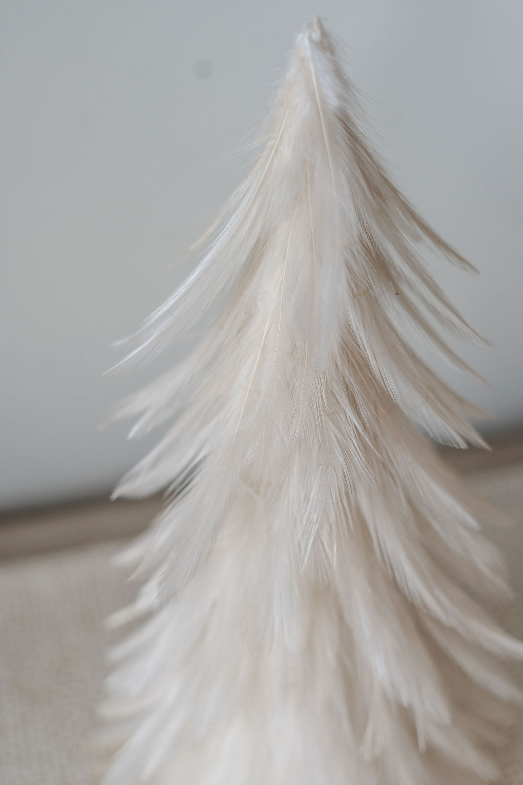 CREAM FEATHER TREE-SMALL