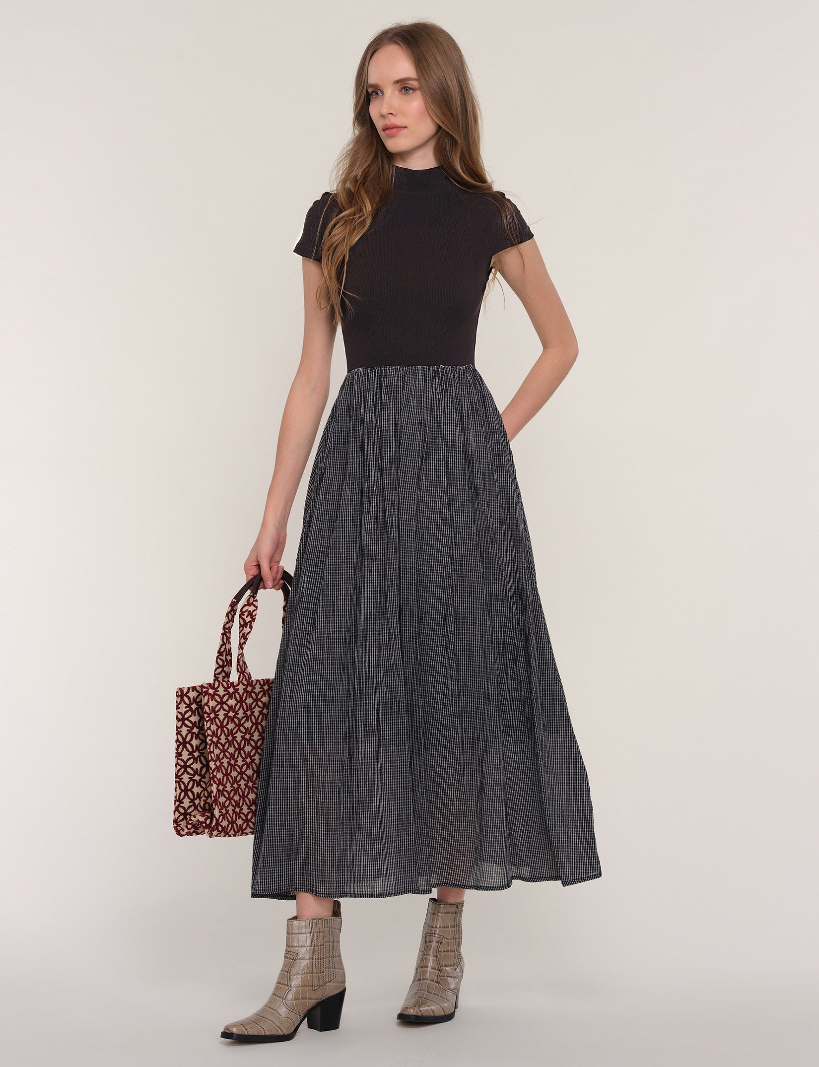 RANDI DRESS-BLACK