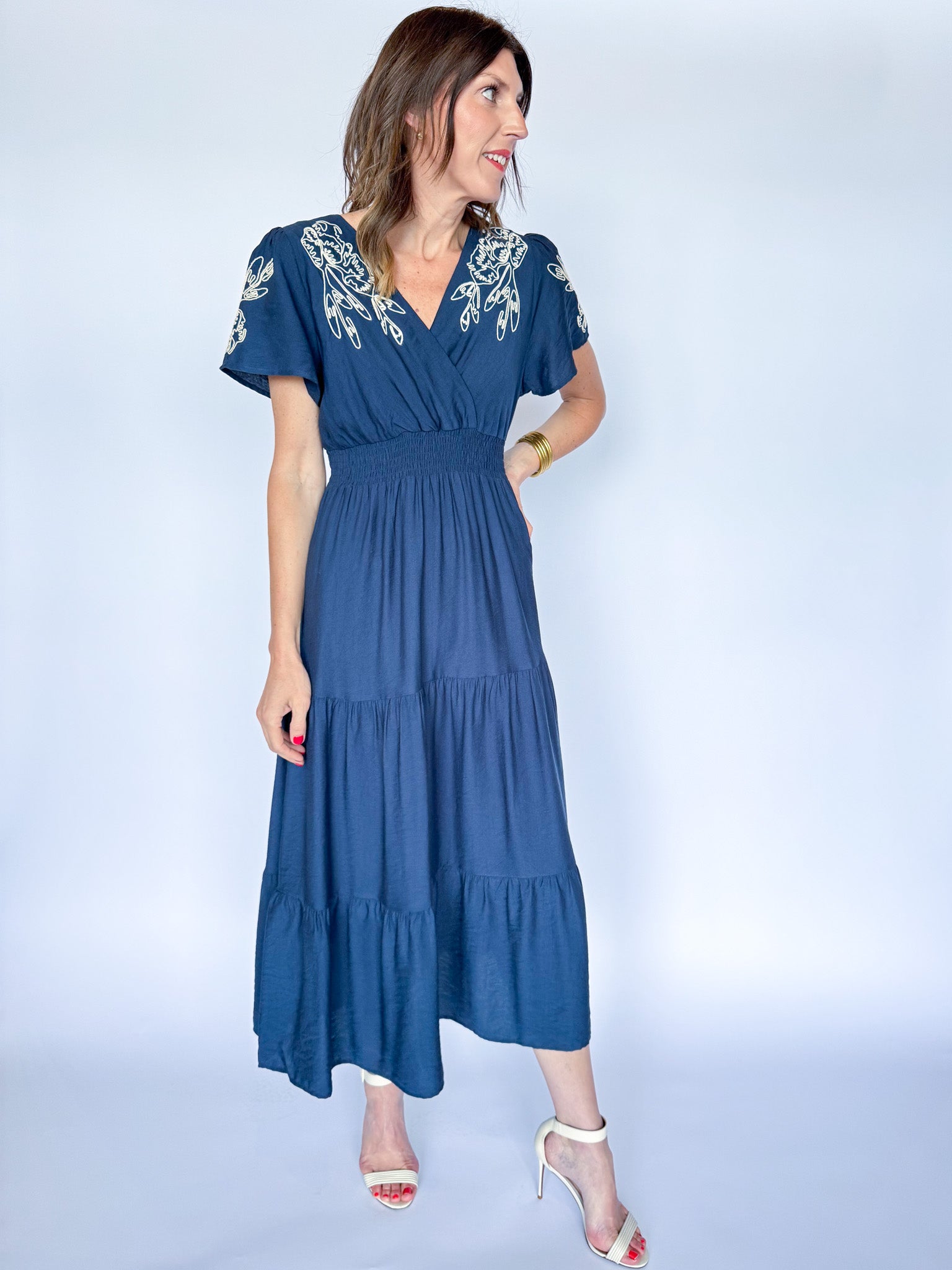 IRVINE DRESS-BLUE