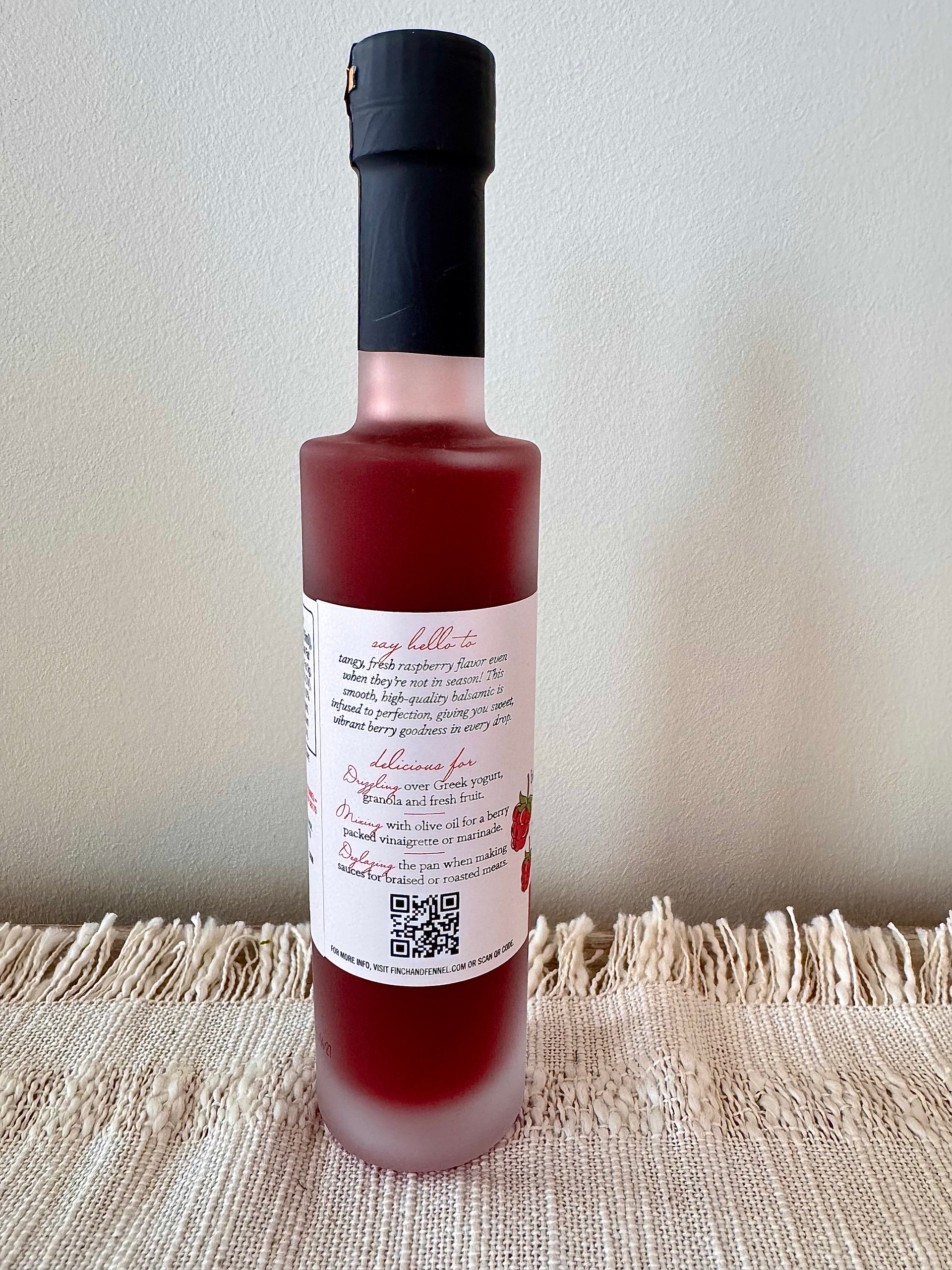 RASPBERRY BARREL AGED WHITE BALSAMIC