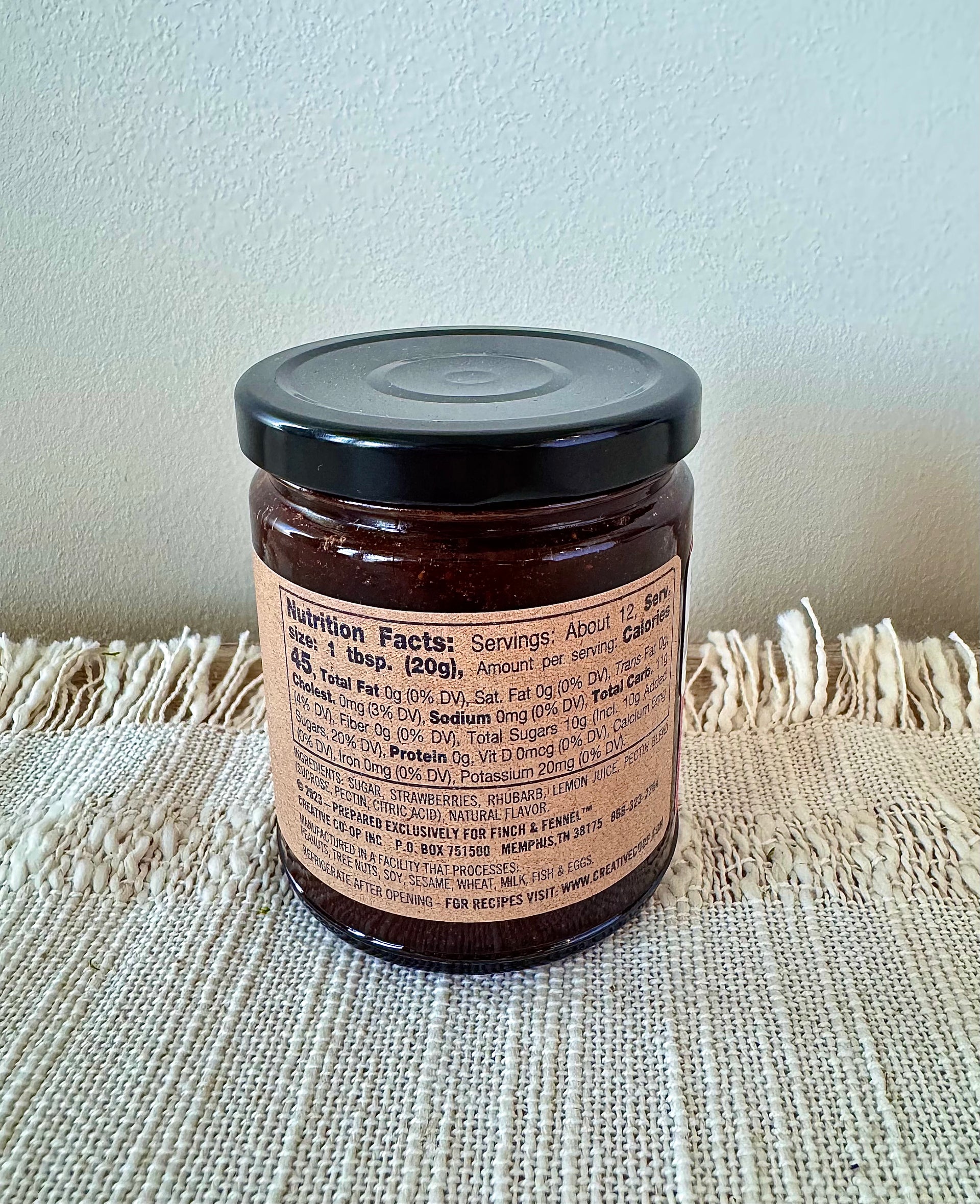 STRAWBERRY RHUBARB PRESERVES
