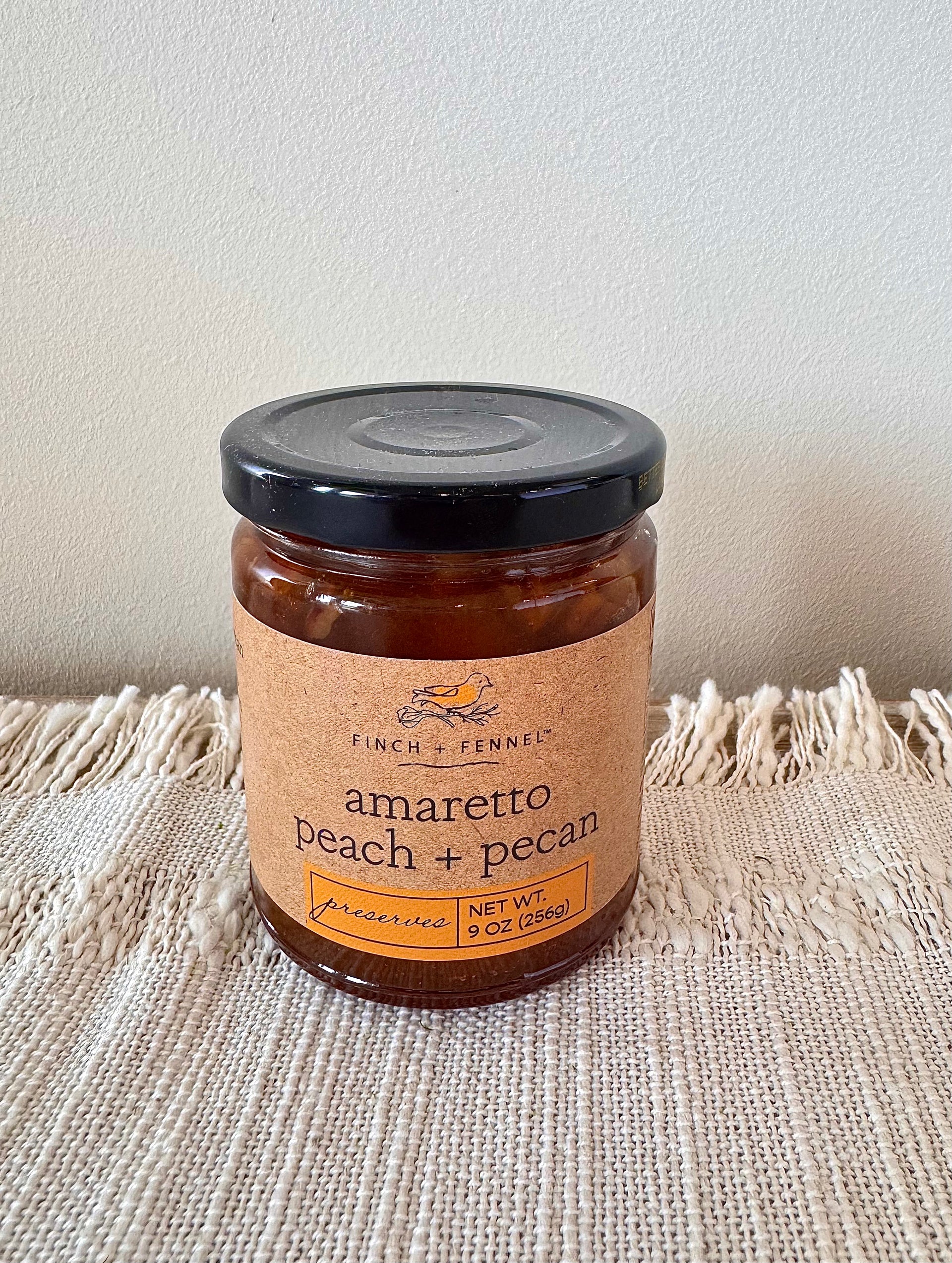 AMARETTO PEACH + PECAN PRESERVES