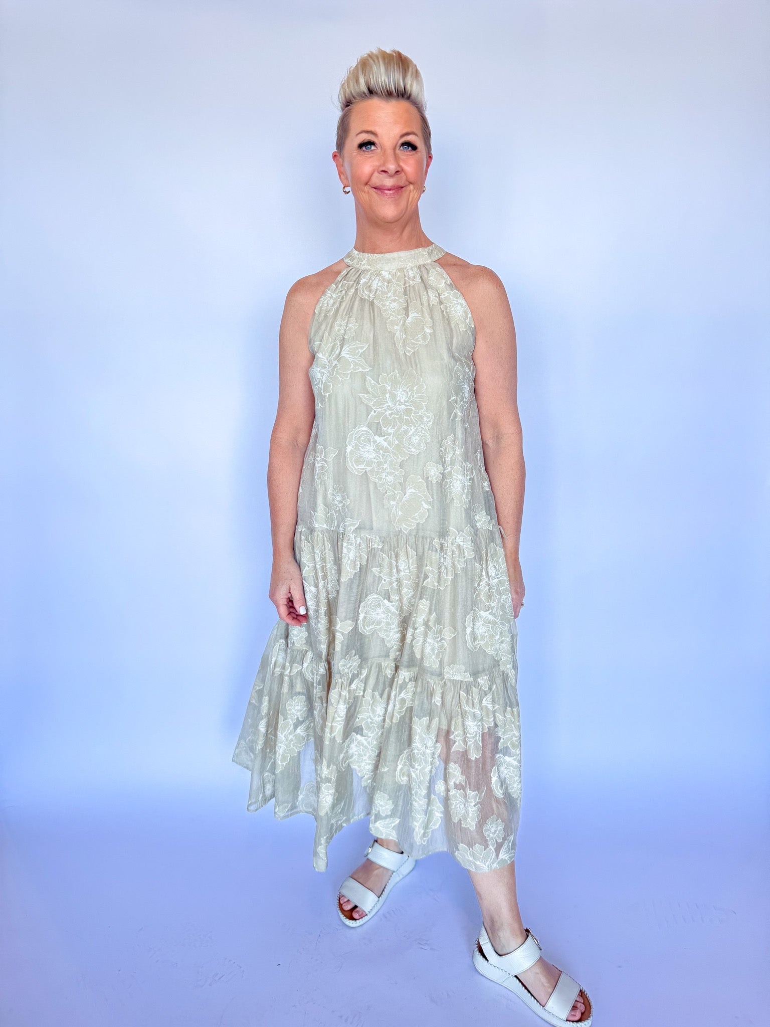 WILLOW DRESS-BEIGE