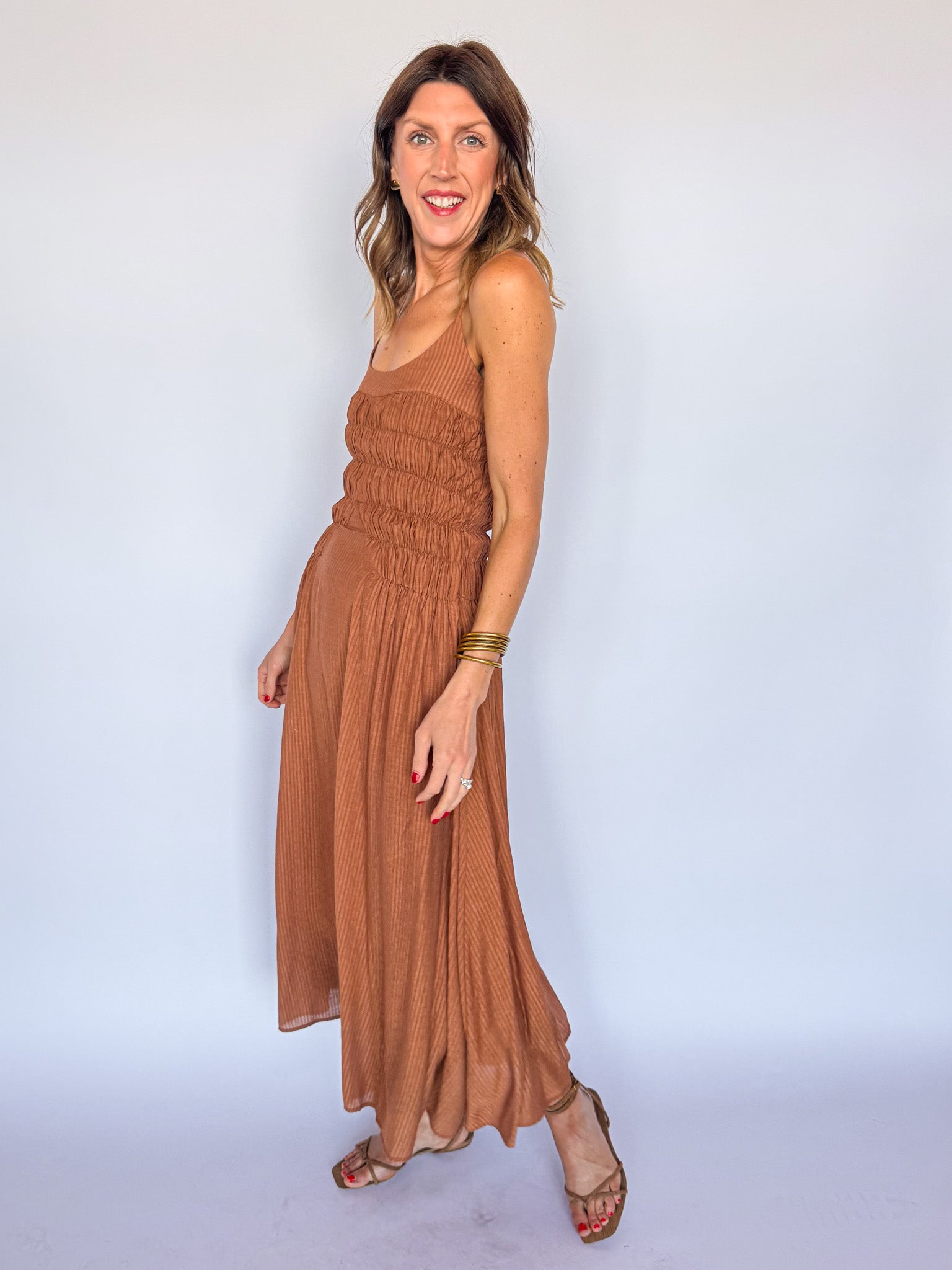 ATLANTA DRESS-TERRACOTTA