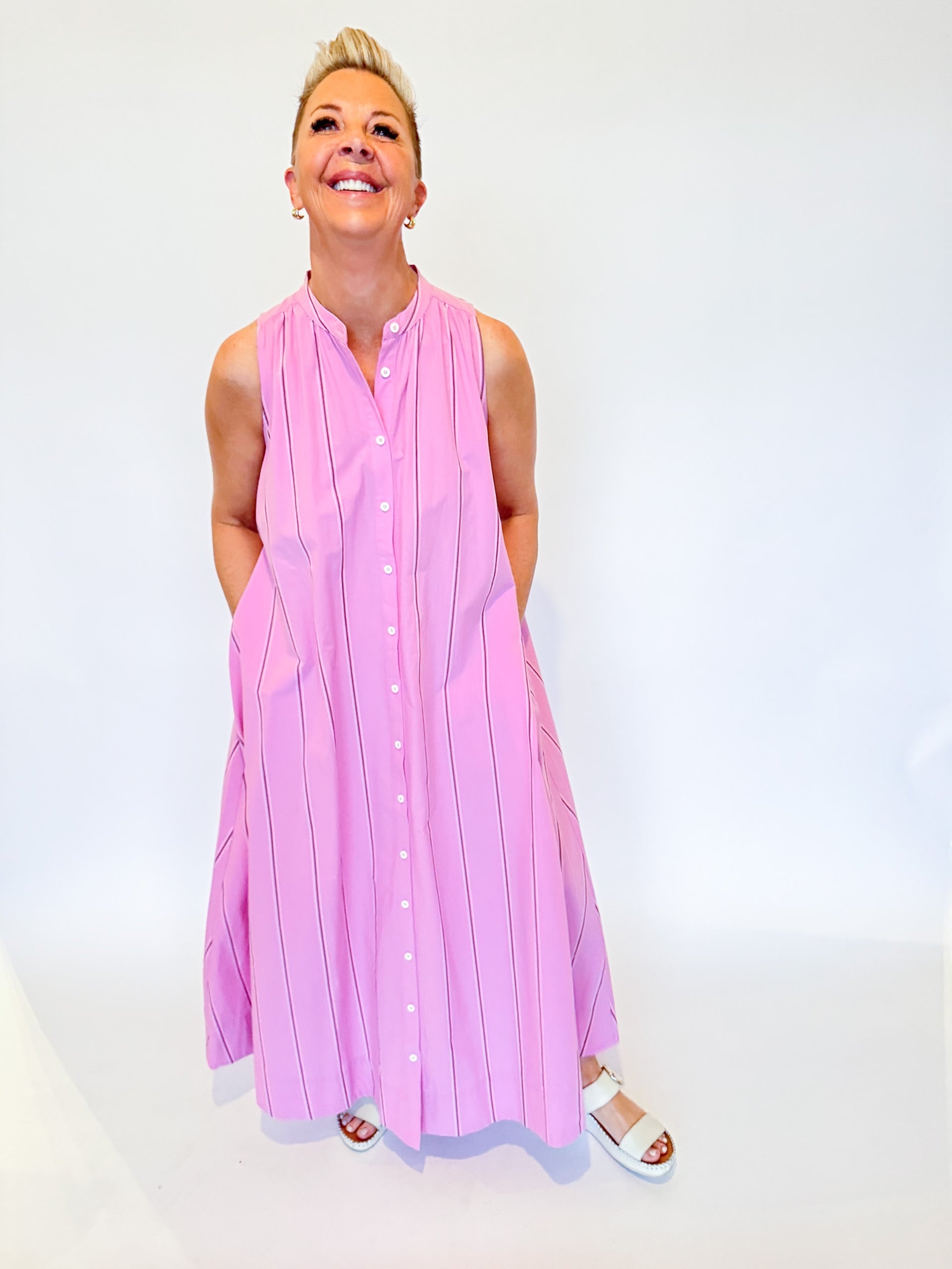 TEAHUPOO DRESS-PINK