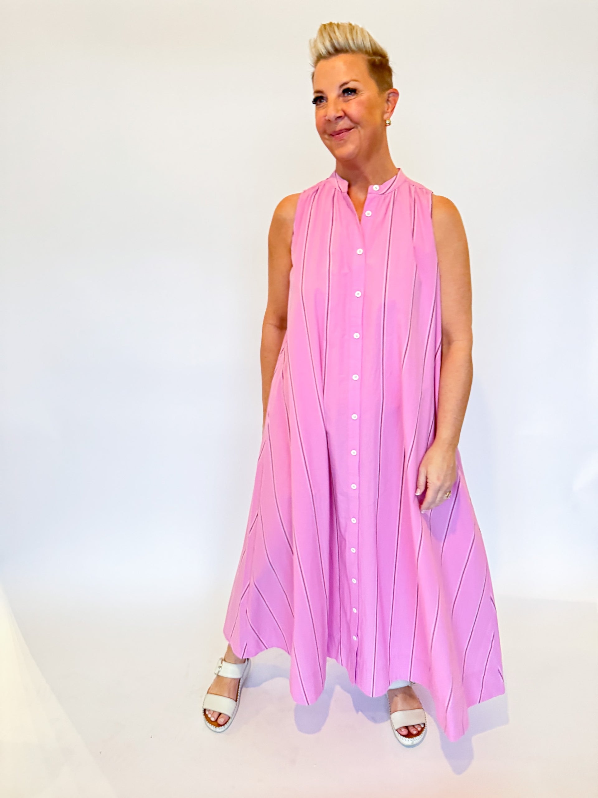 TEAHUPOO DRESS-PINK
