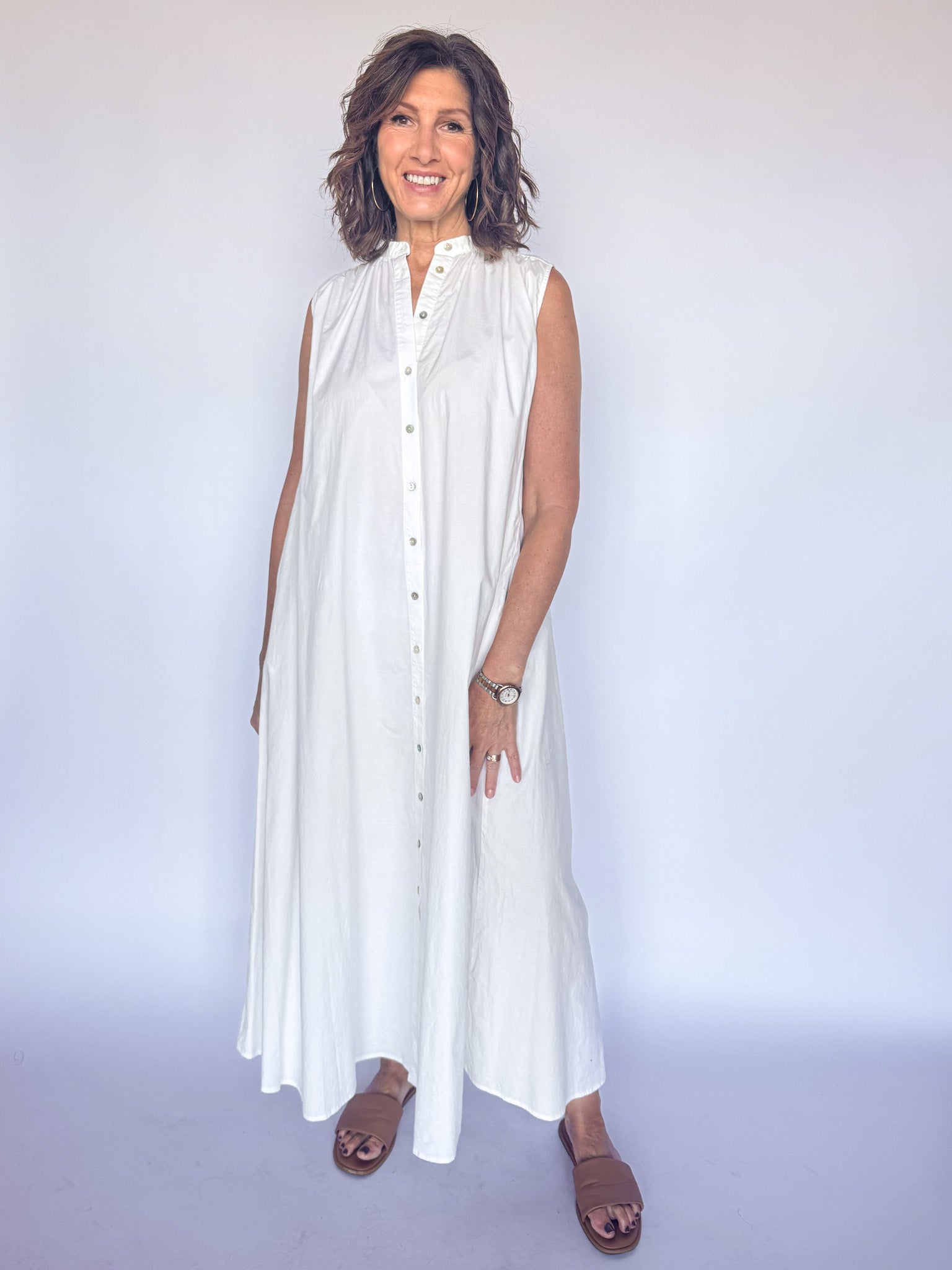 AULDE DRESS-CREME