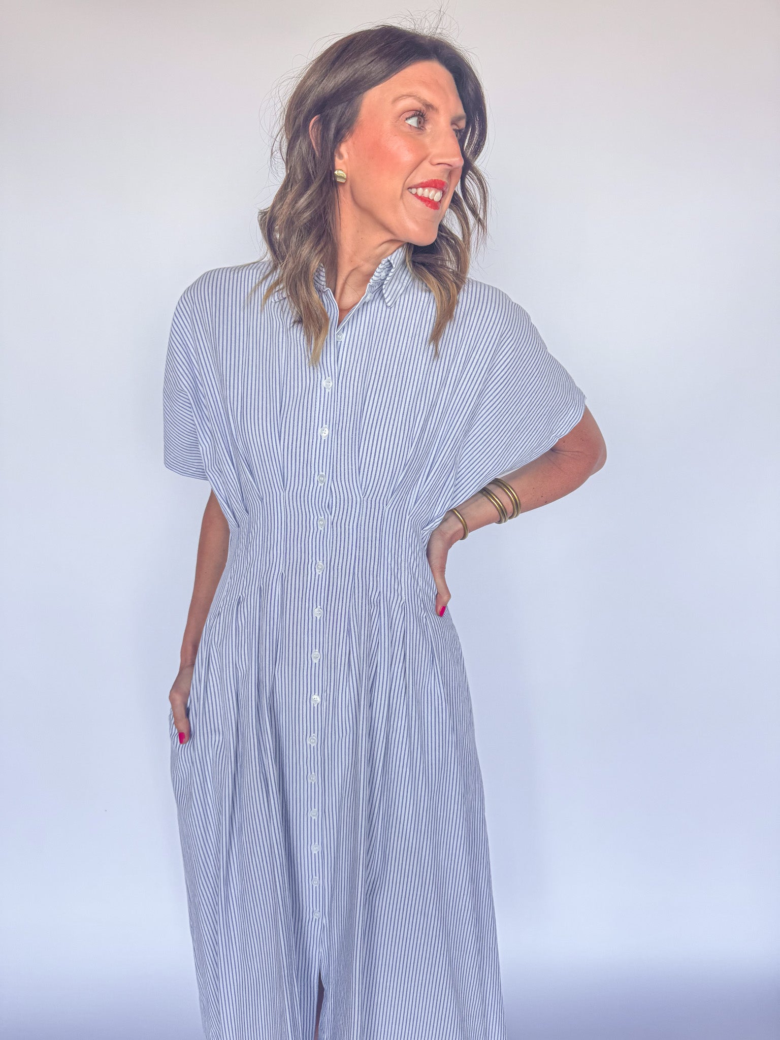 JOURNEY DRESS-BLUE
