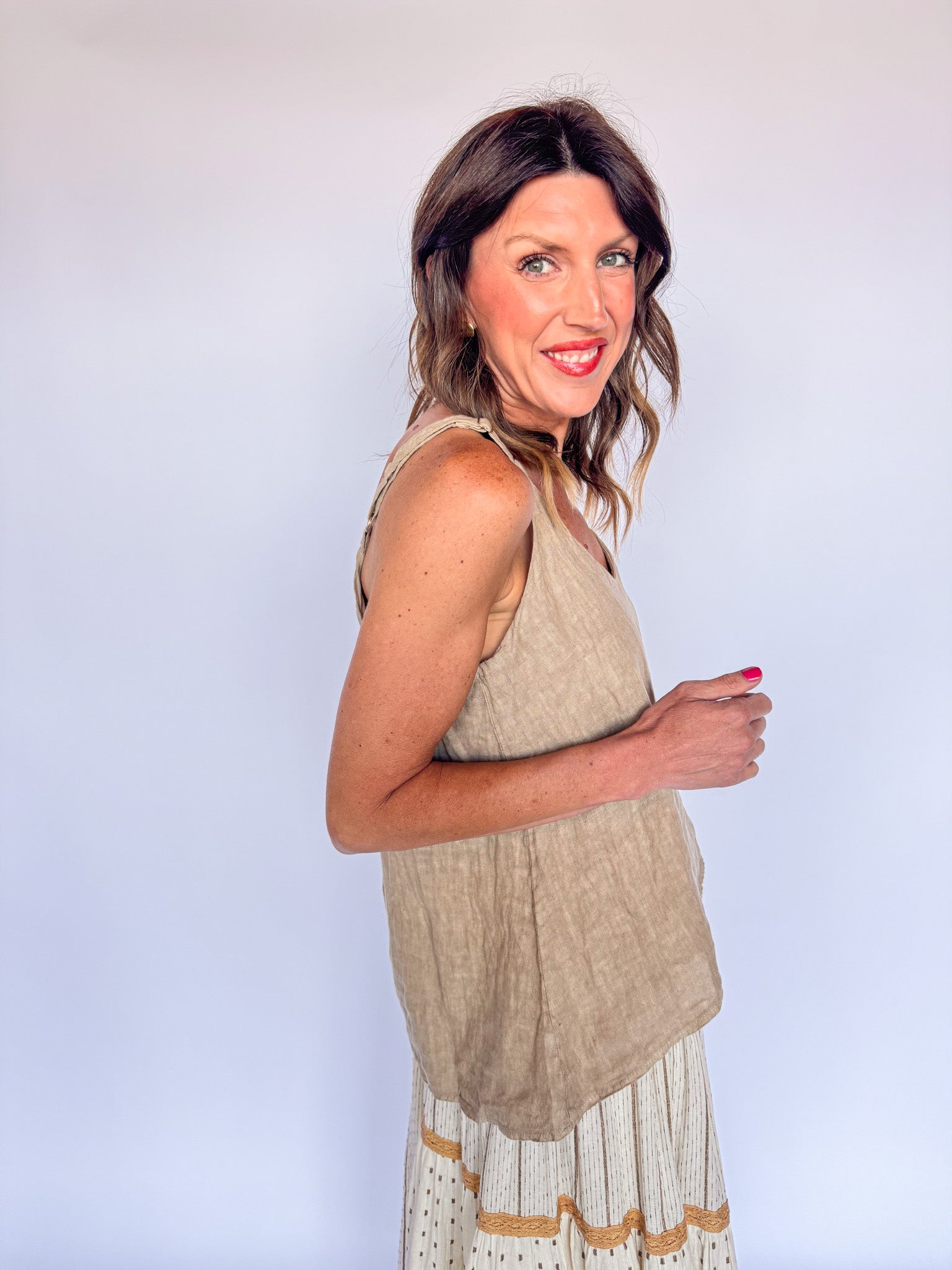 ALLISON TANK-BEIGE