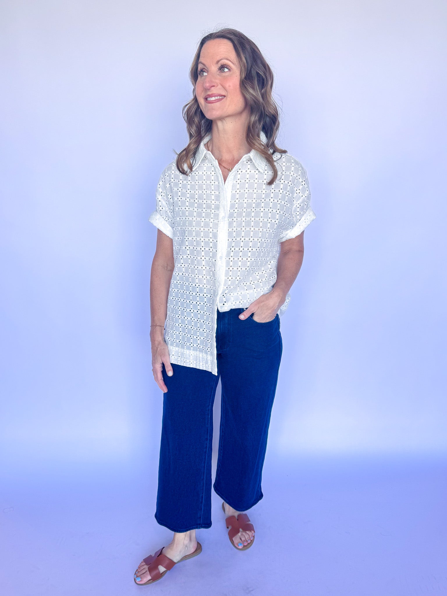 MCKENZIE TOP-OFF WHITE