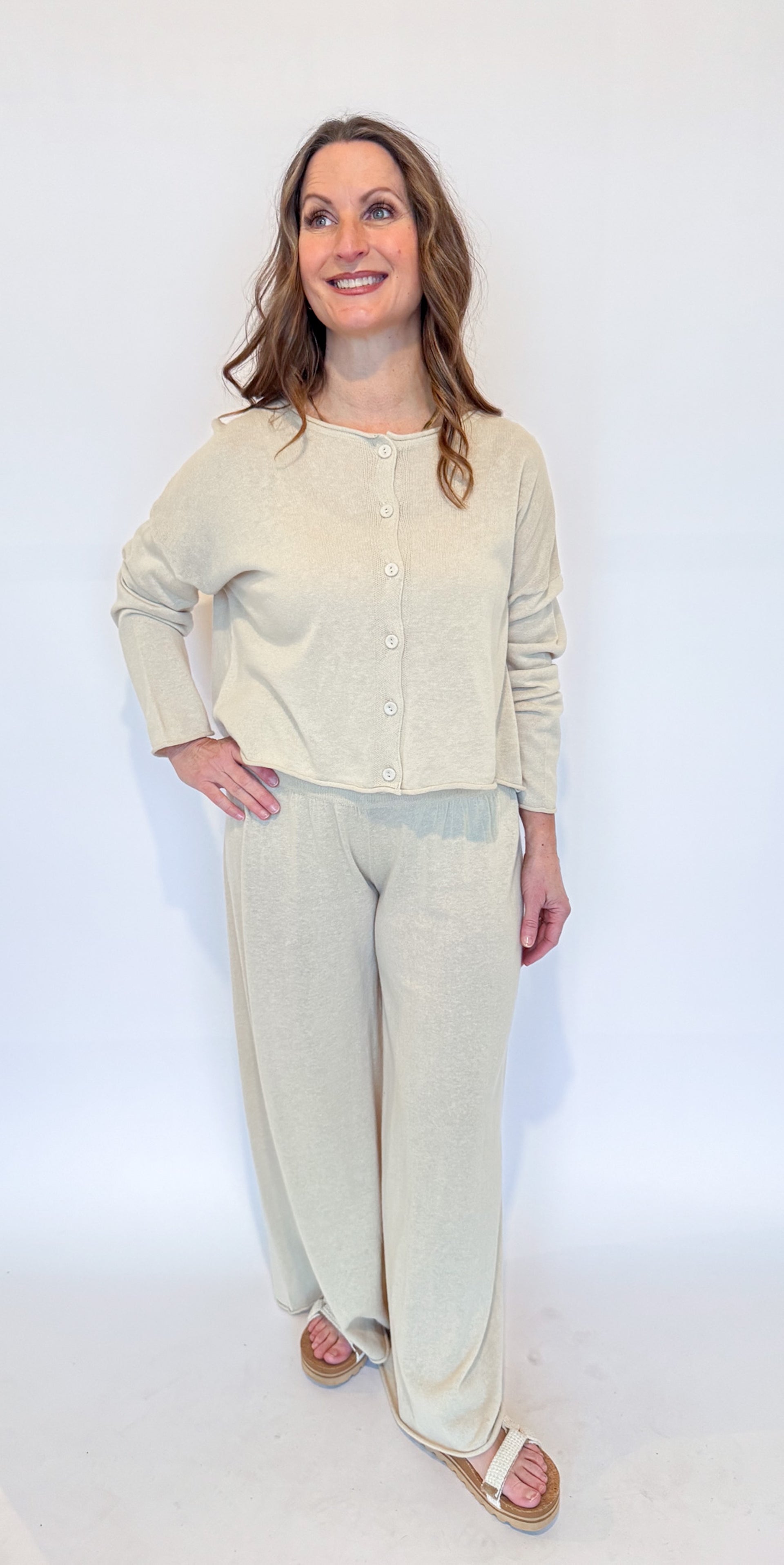SERAPHINE PANTS-BEIGE