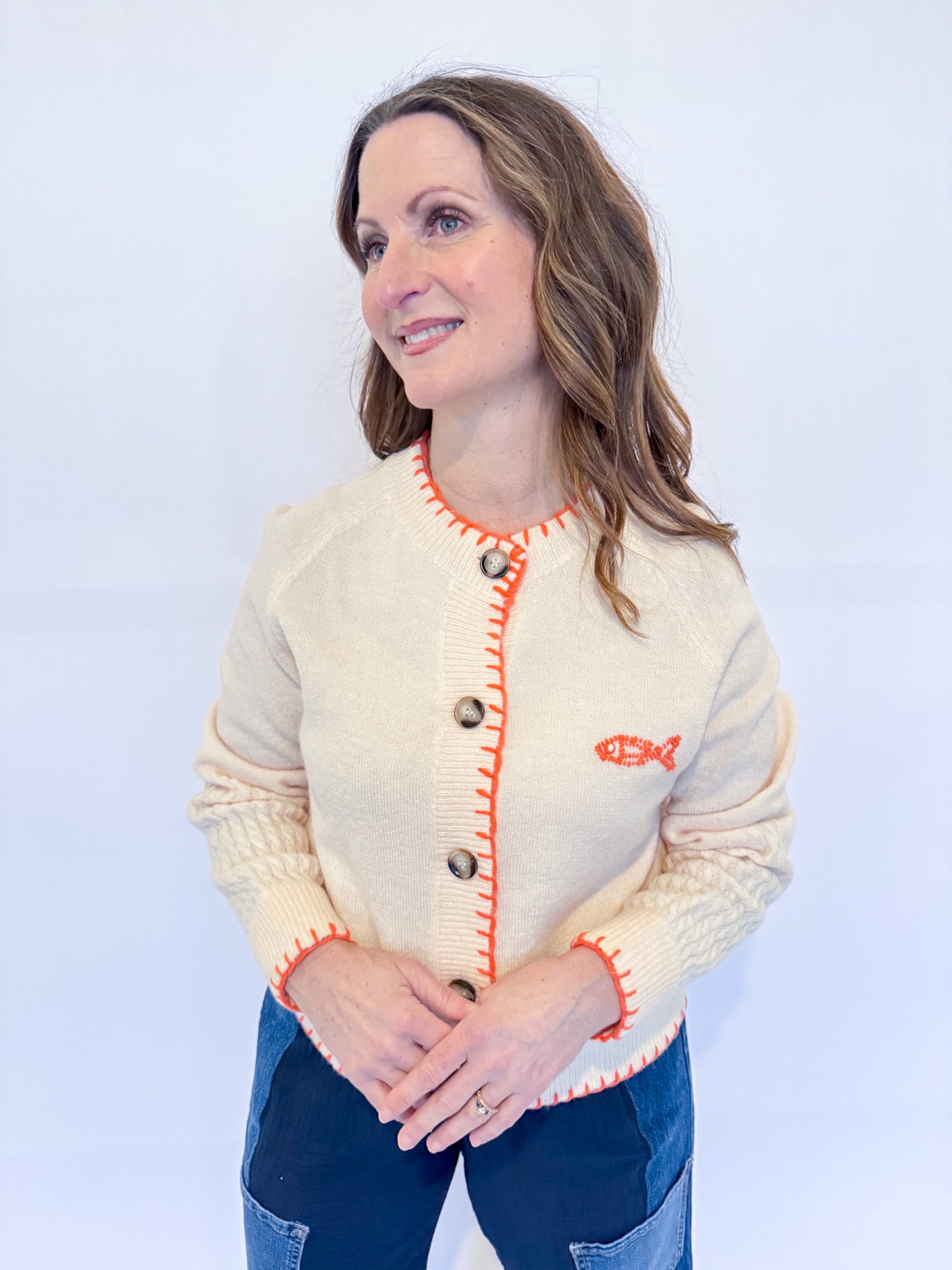 MARA CARDIGAN-CREAM
