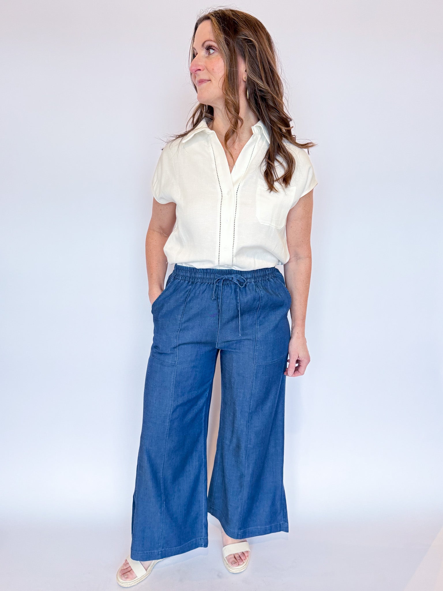 LILIA PANT-MID WASH