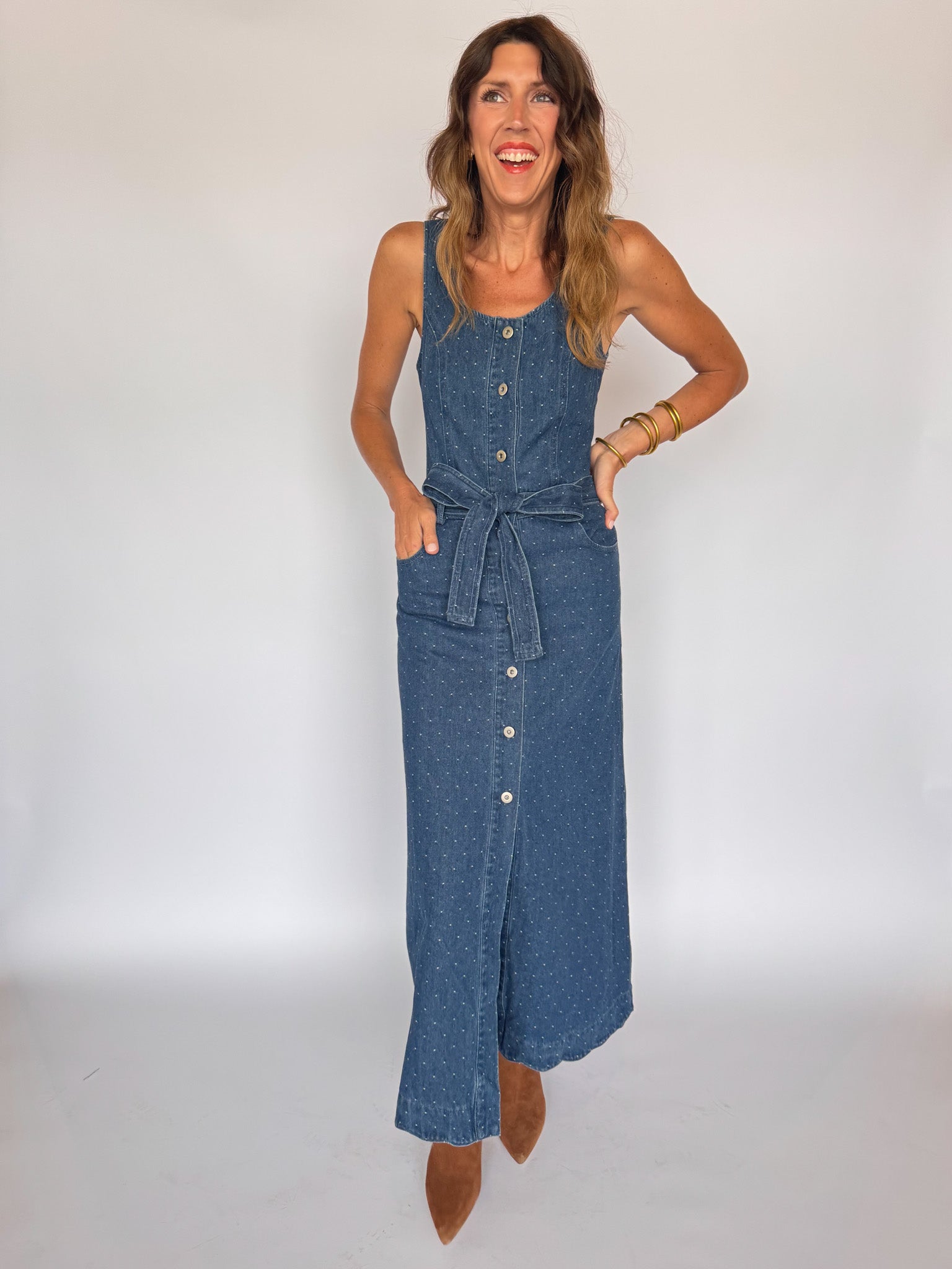 HEIDI DRESS-DENIM