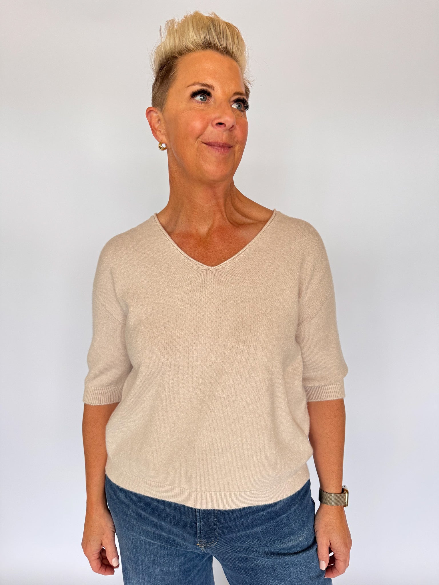 MARY TOP-BEIGE