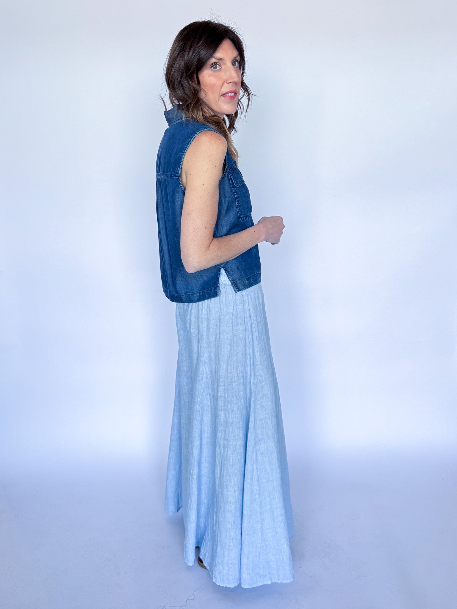 KRISTA PANTS-BLUE