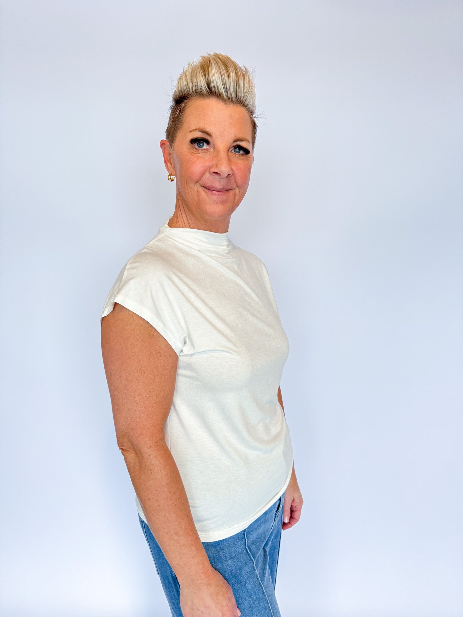 SHANNON TOP-WHITE