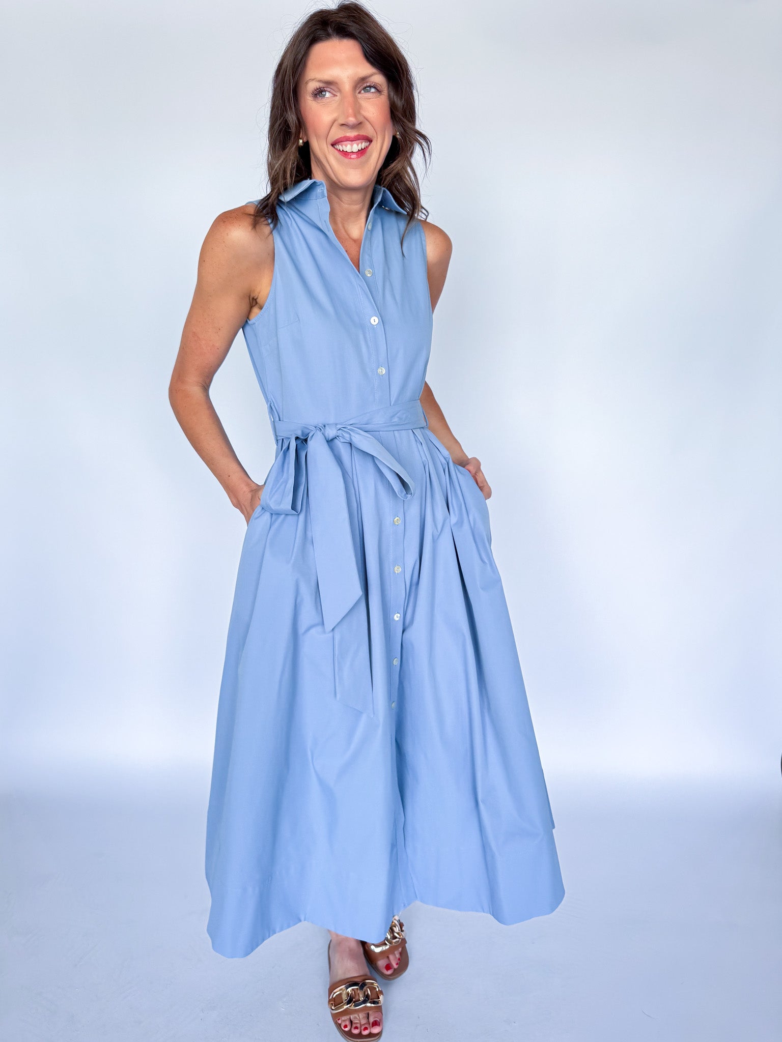 MAELYNN DRESS-BLUE