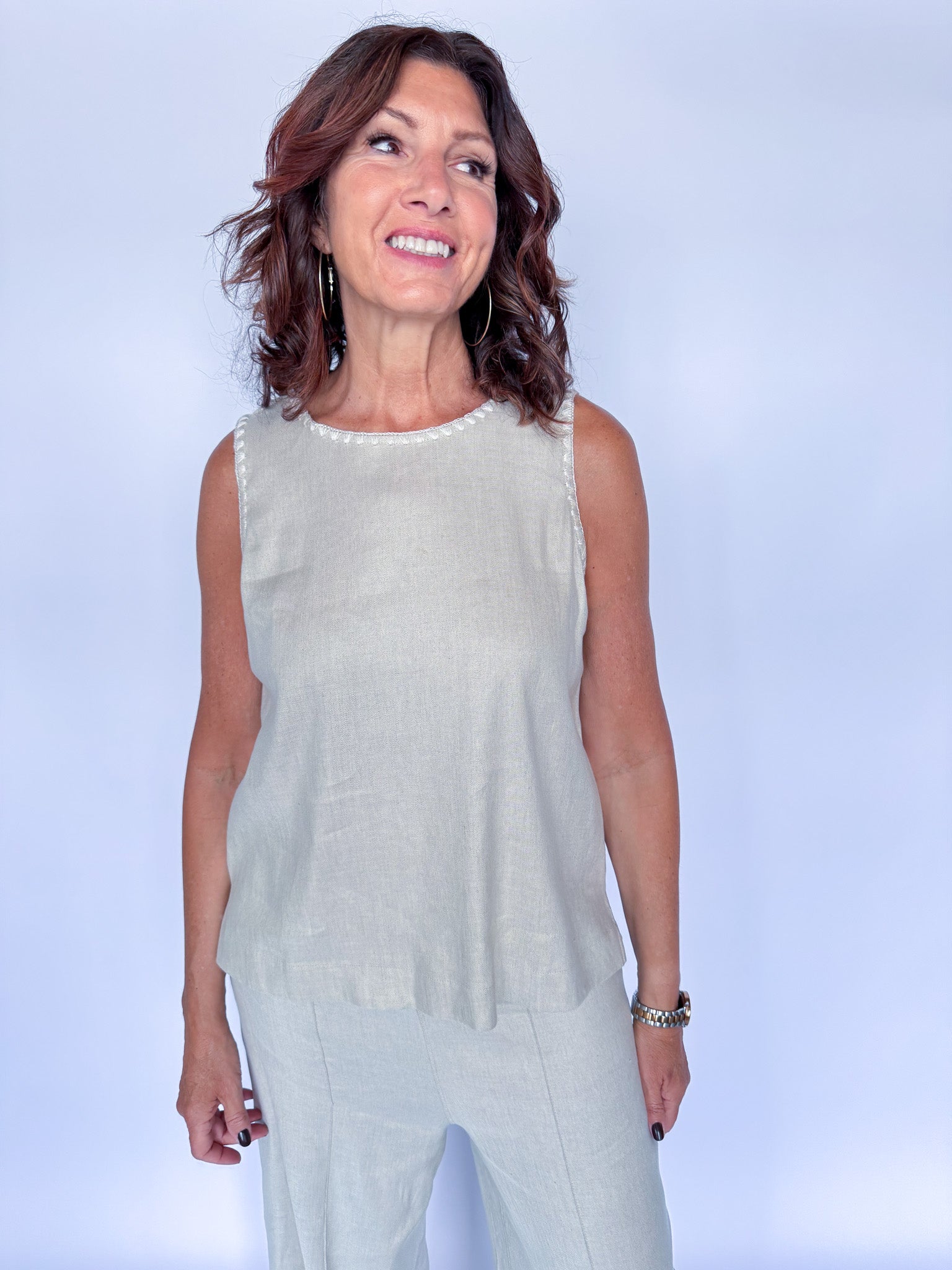 GABRIELA LINEN TOP