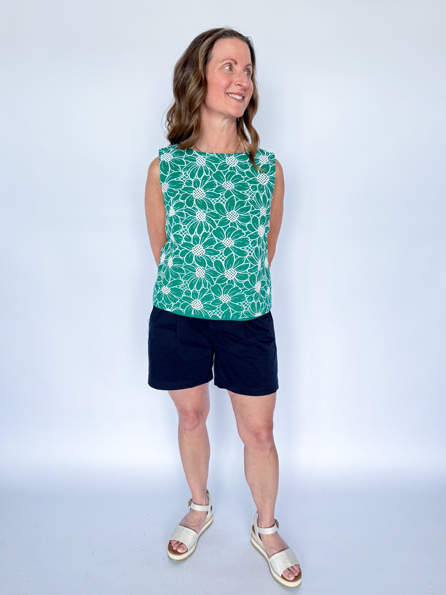 LETTIE TOP-GREEN