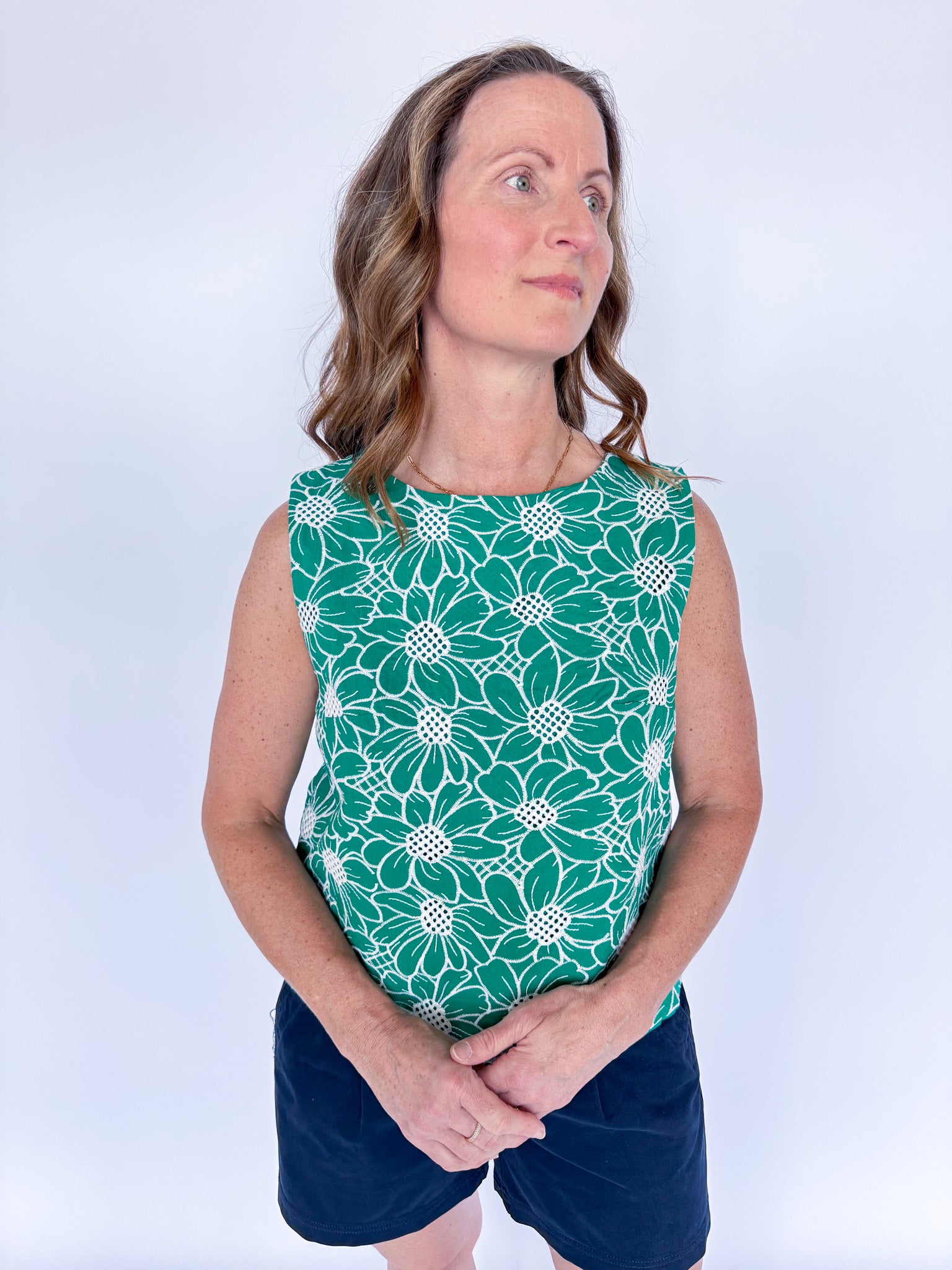 LETTIE TOP-GREEN