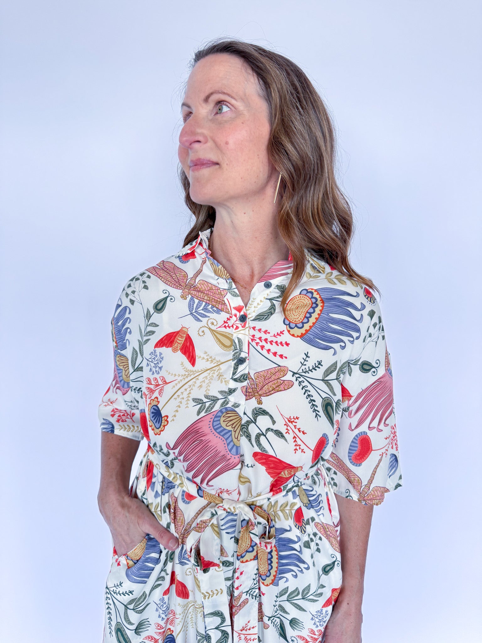WINGZ PLACKET DRESS